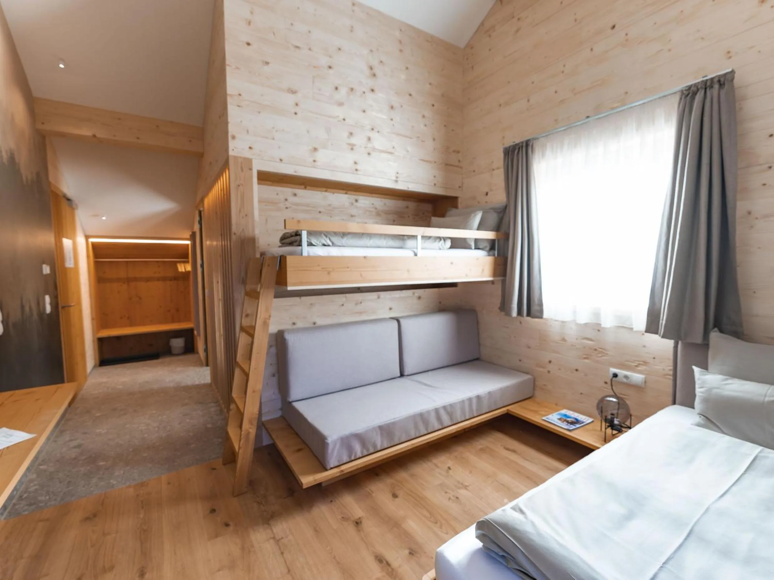 Bed in Berghotel Wald&Wiesn