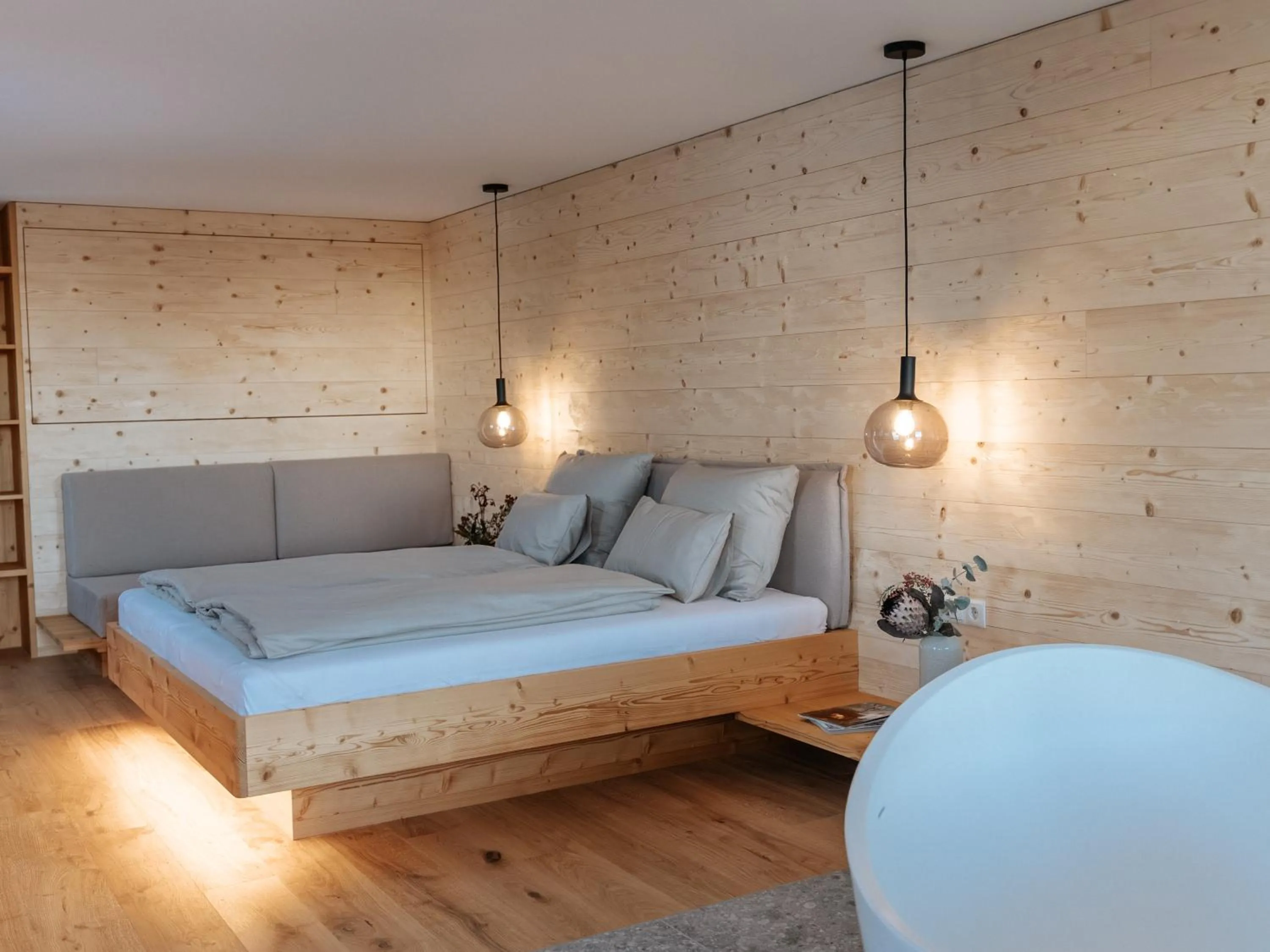 Bed in Berghotel Wald&Wiesn