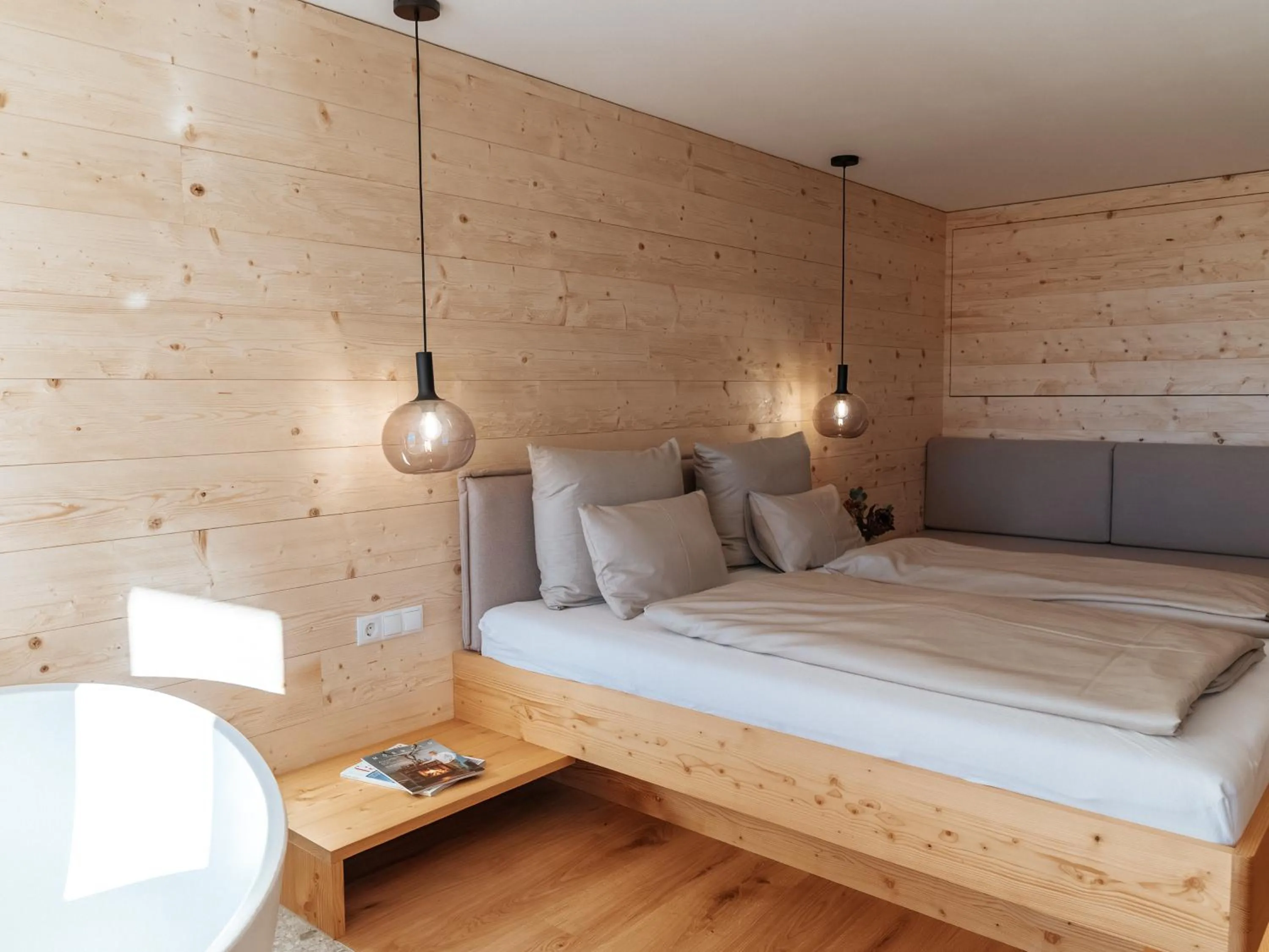 Bed in Berghotel Wald&Wiesn