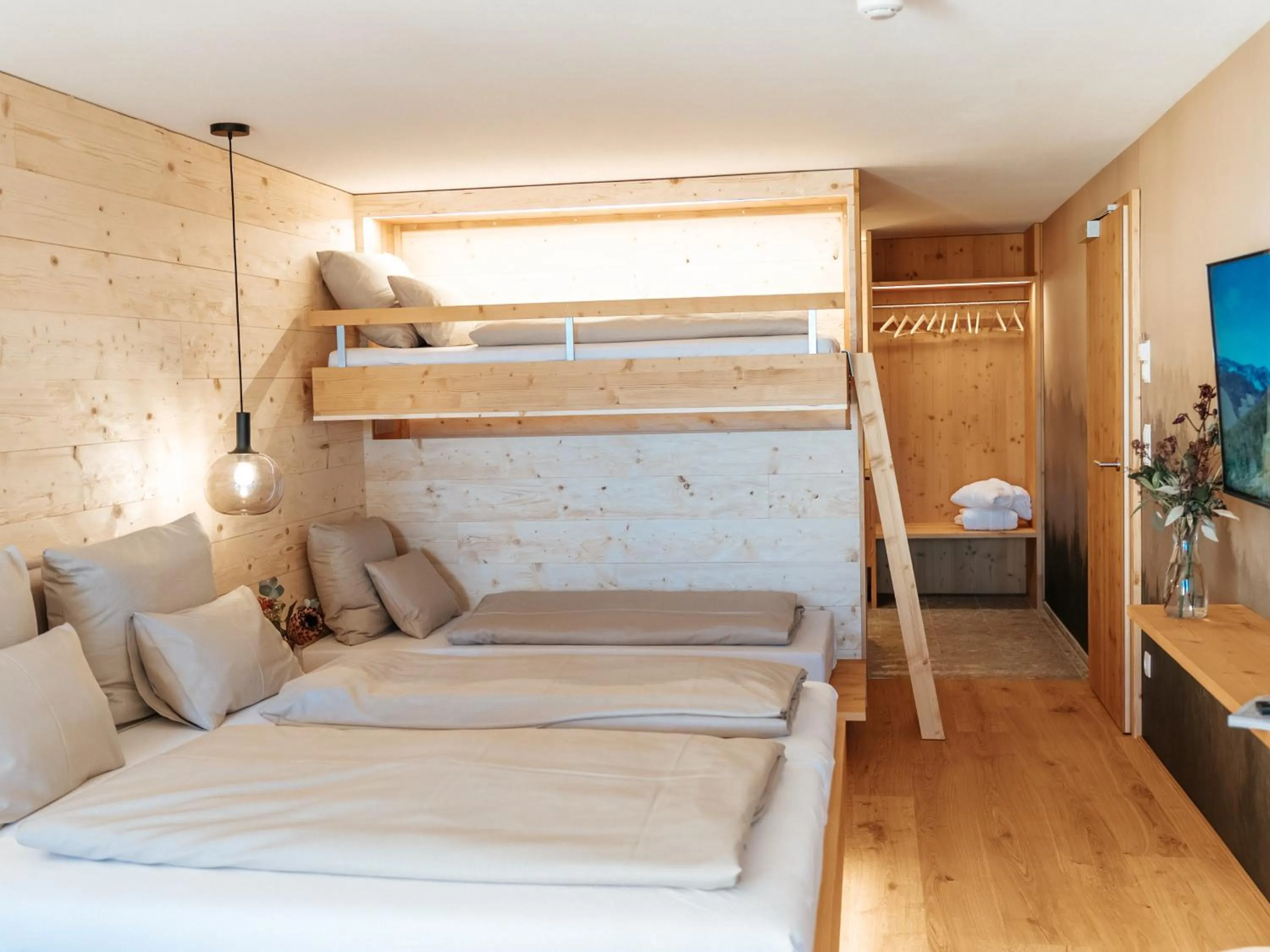 Bed in Berghotel Wald&Wiesn