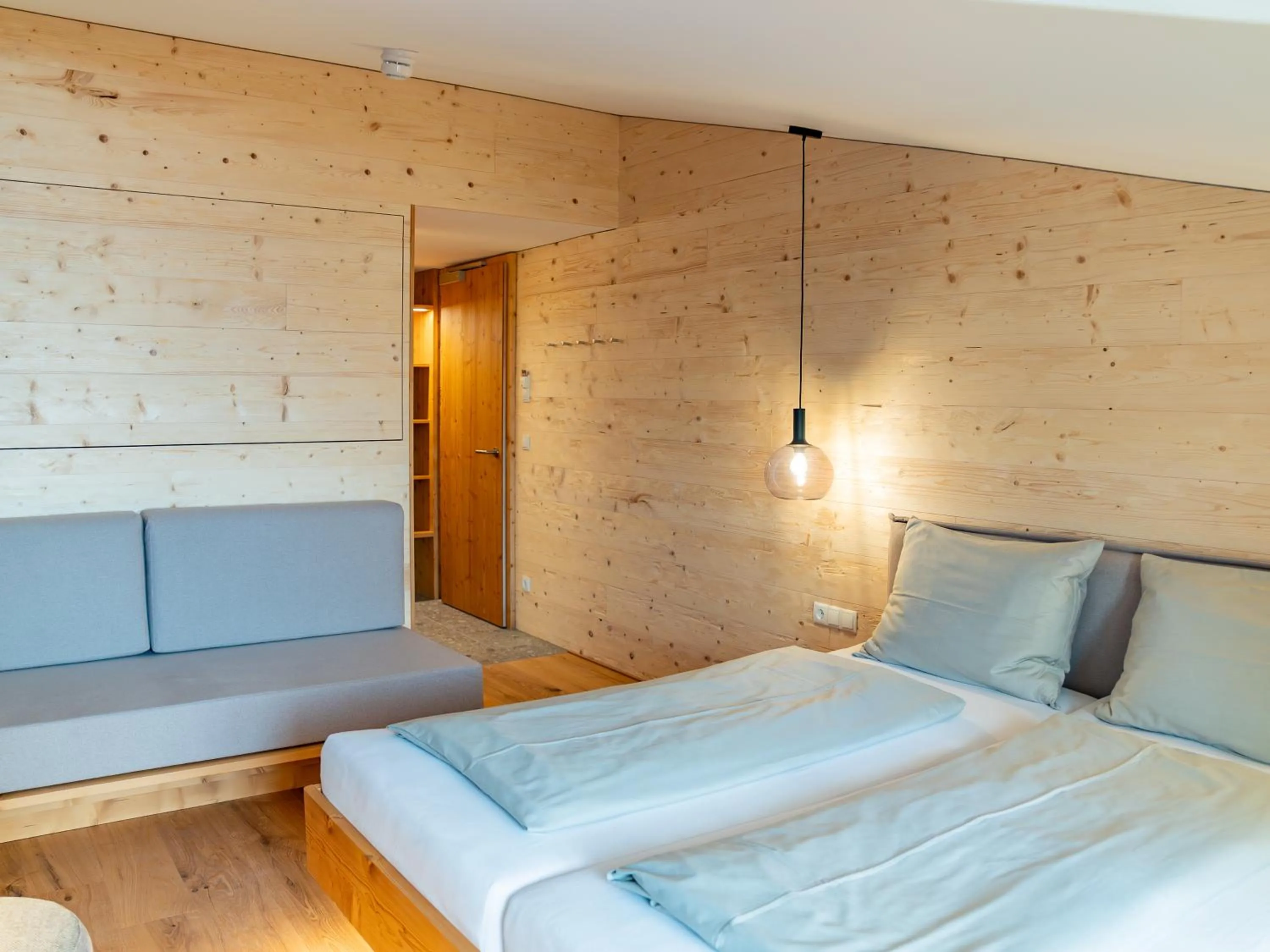 Bed in Berghotel Wald&Wiesn
