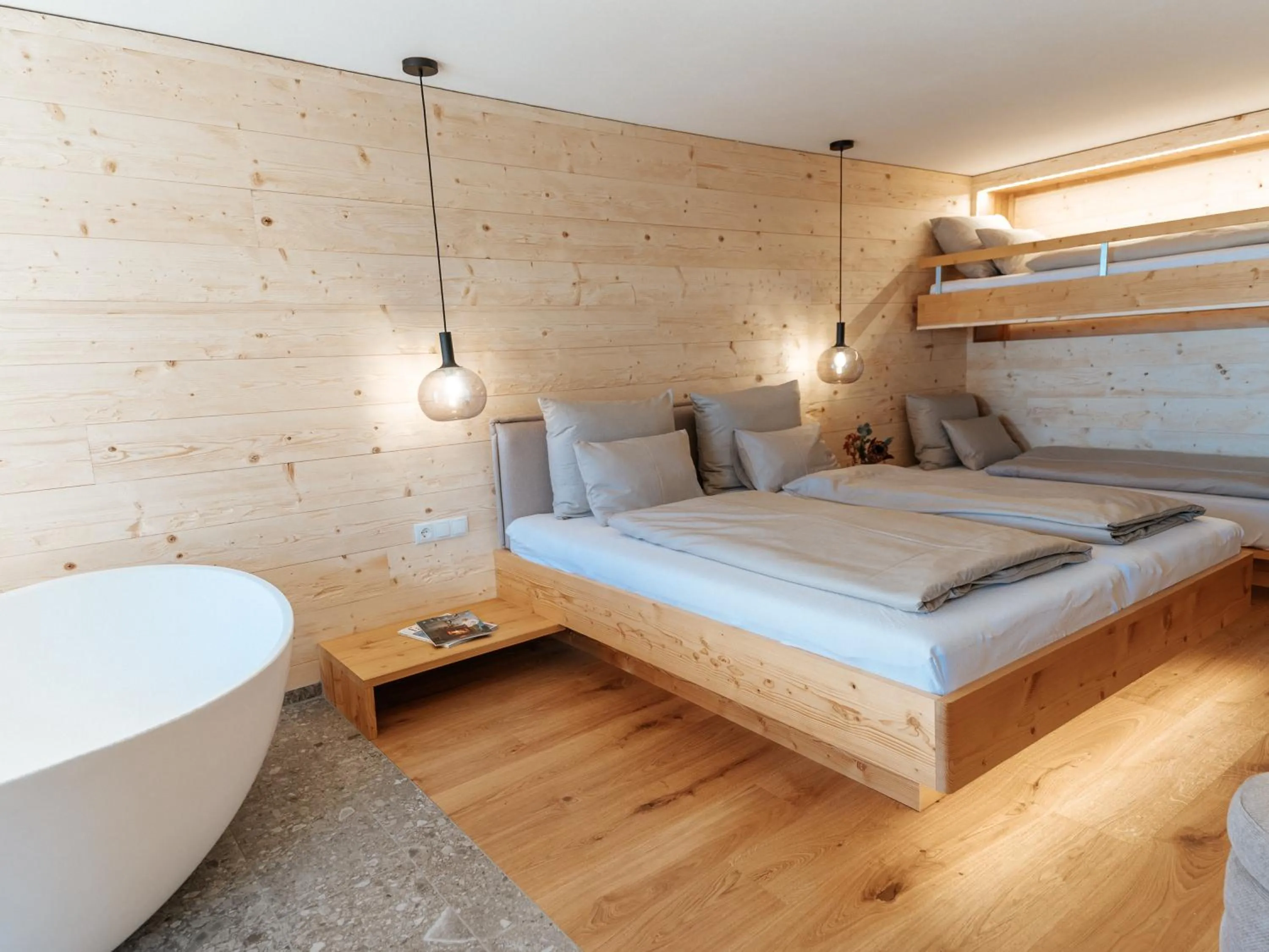 Bed in Berghotel Wald&Wiesn
