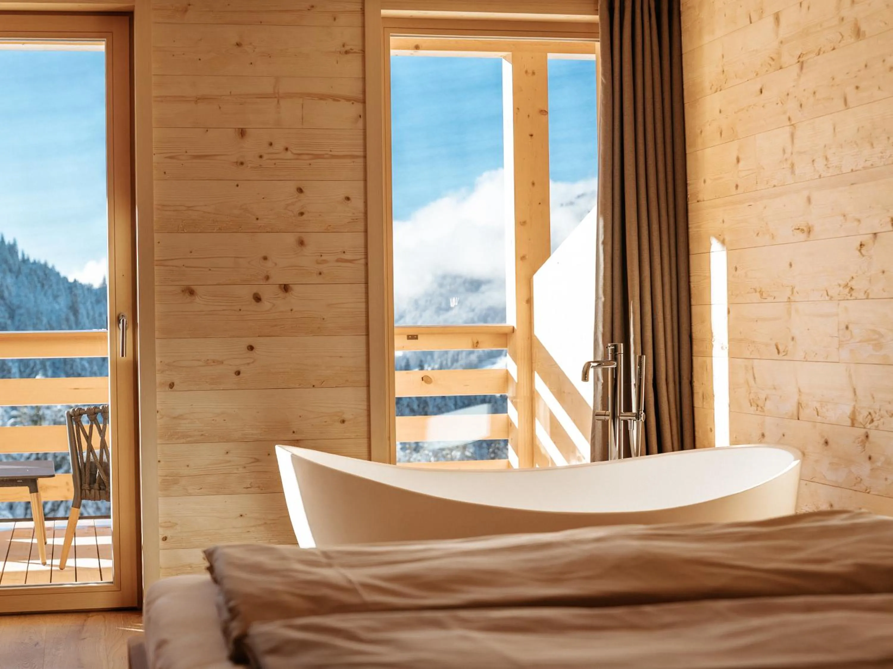 Bed in Berghotel Wald&Wiesn