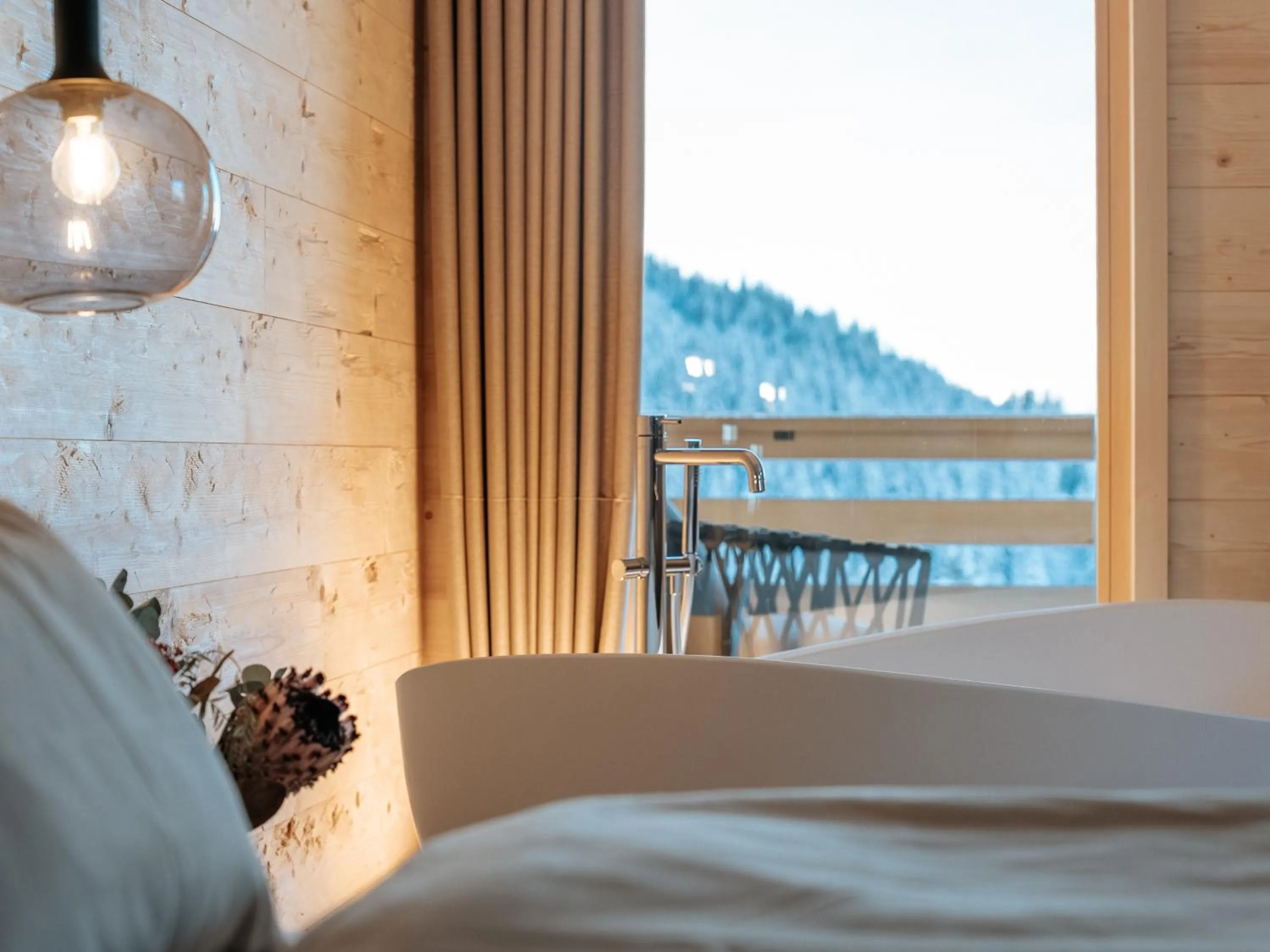 Bed in Berghotel Wald&Wiesn