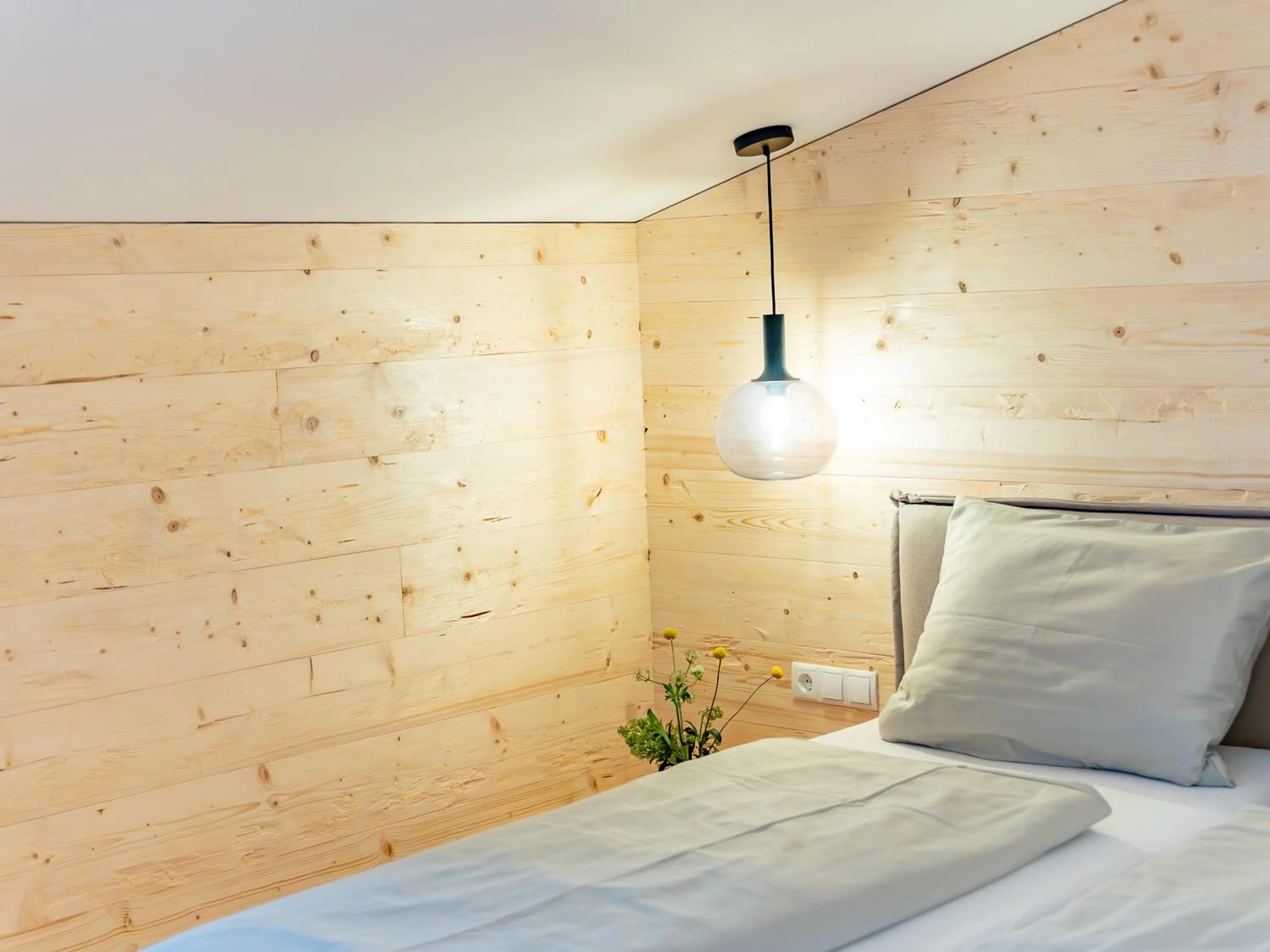 Bed in Berghotel Wald&Wiesn