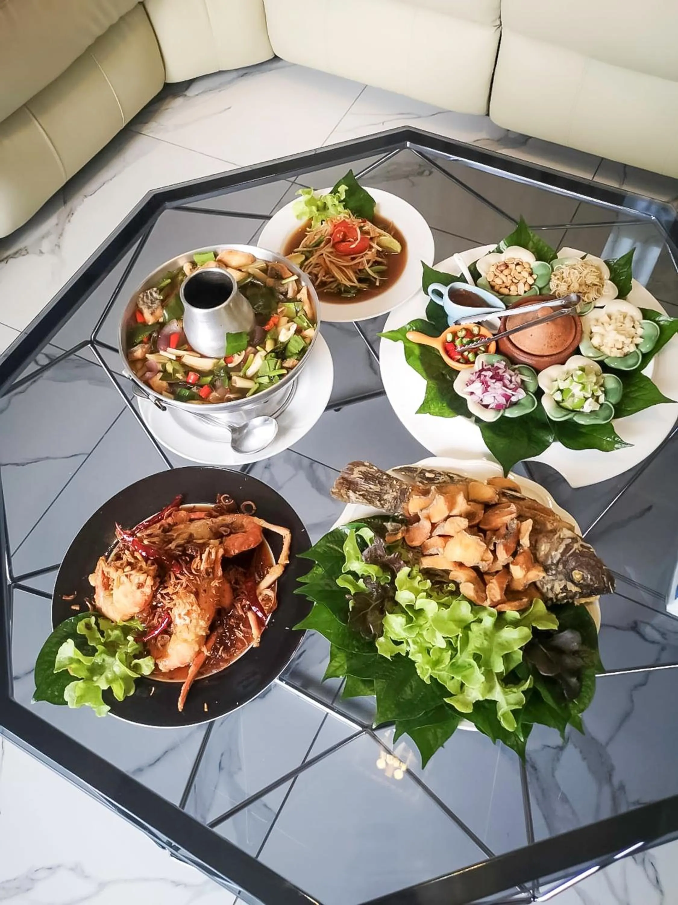 Food close-up in 189Premier Villa Lamphun