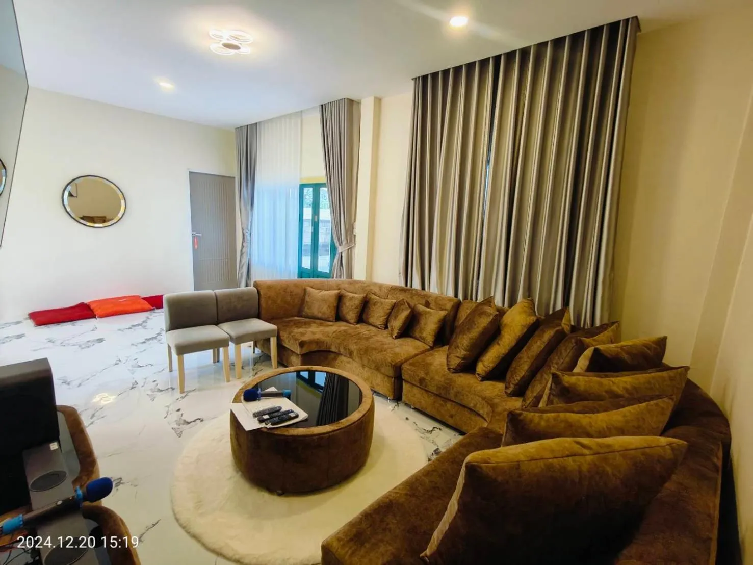 Living room in 189Premier Villa Lamphun