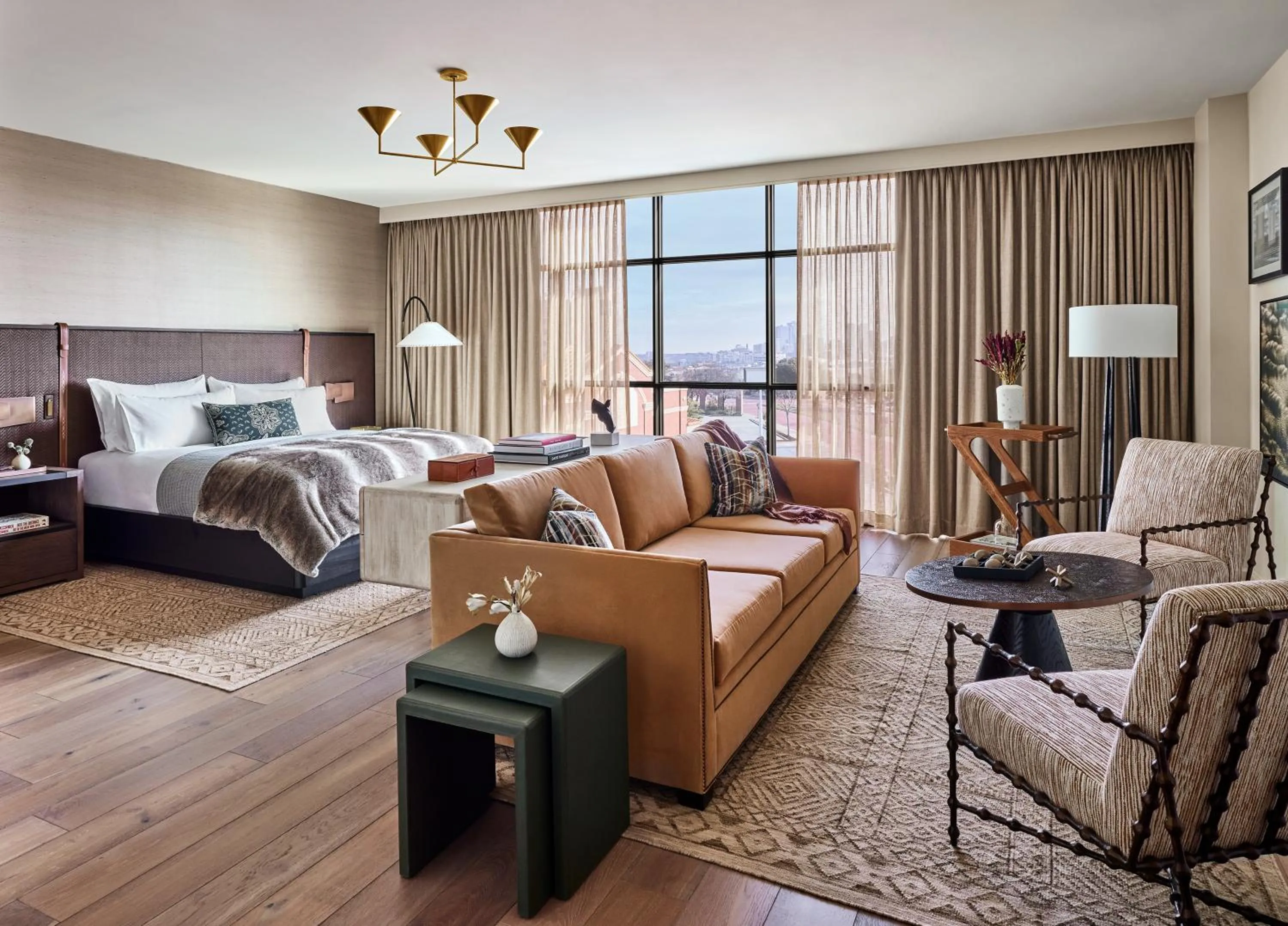 Bedroom, Bed in Bowie House, Auberge Collection