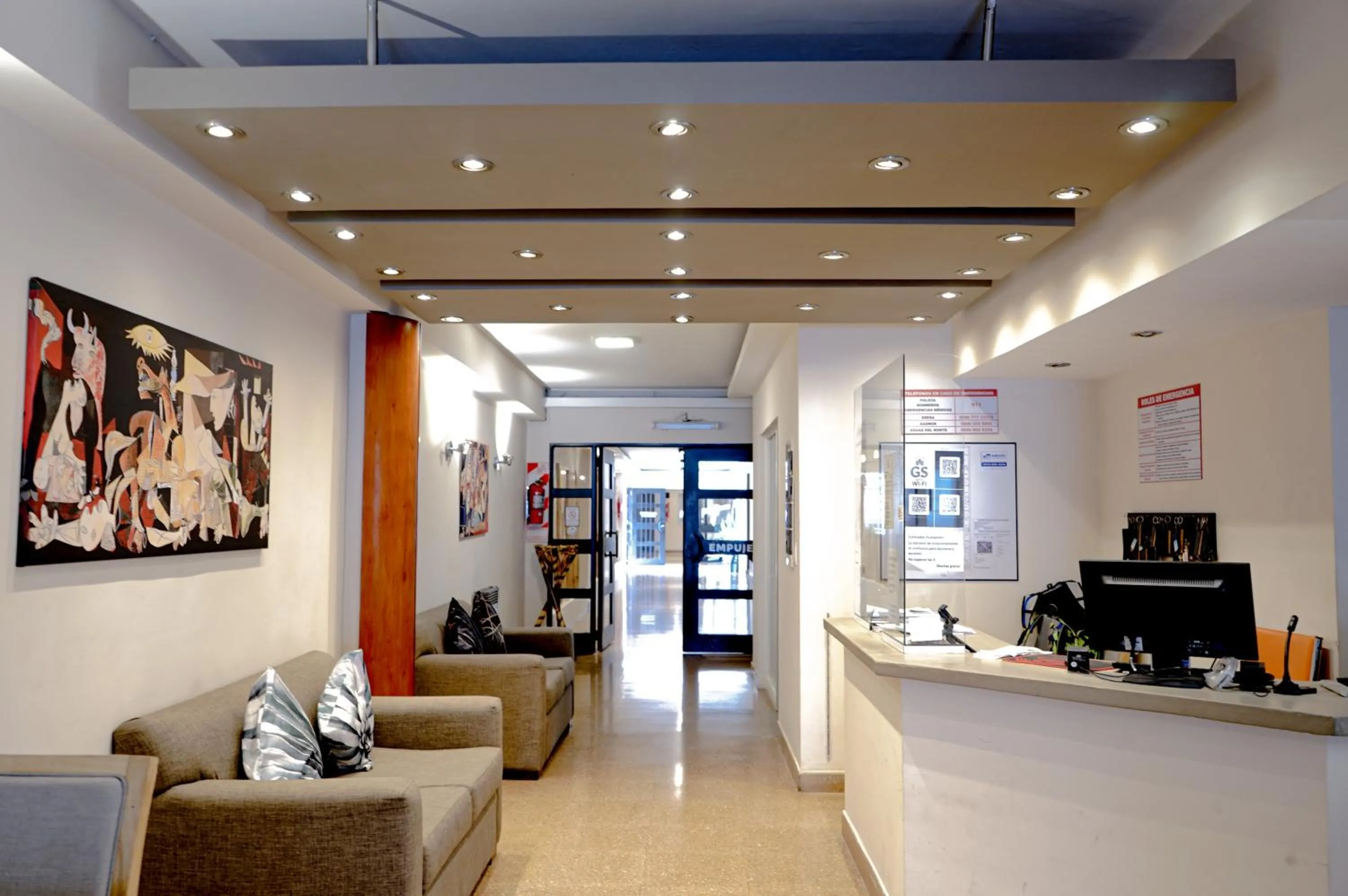 Lobby or reception in GS Hotel