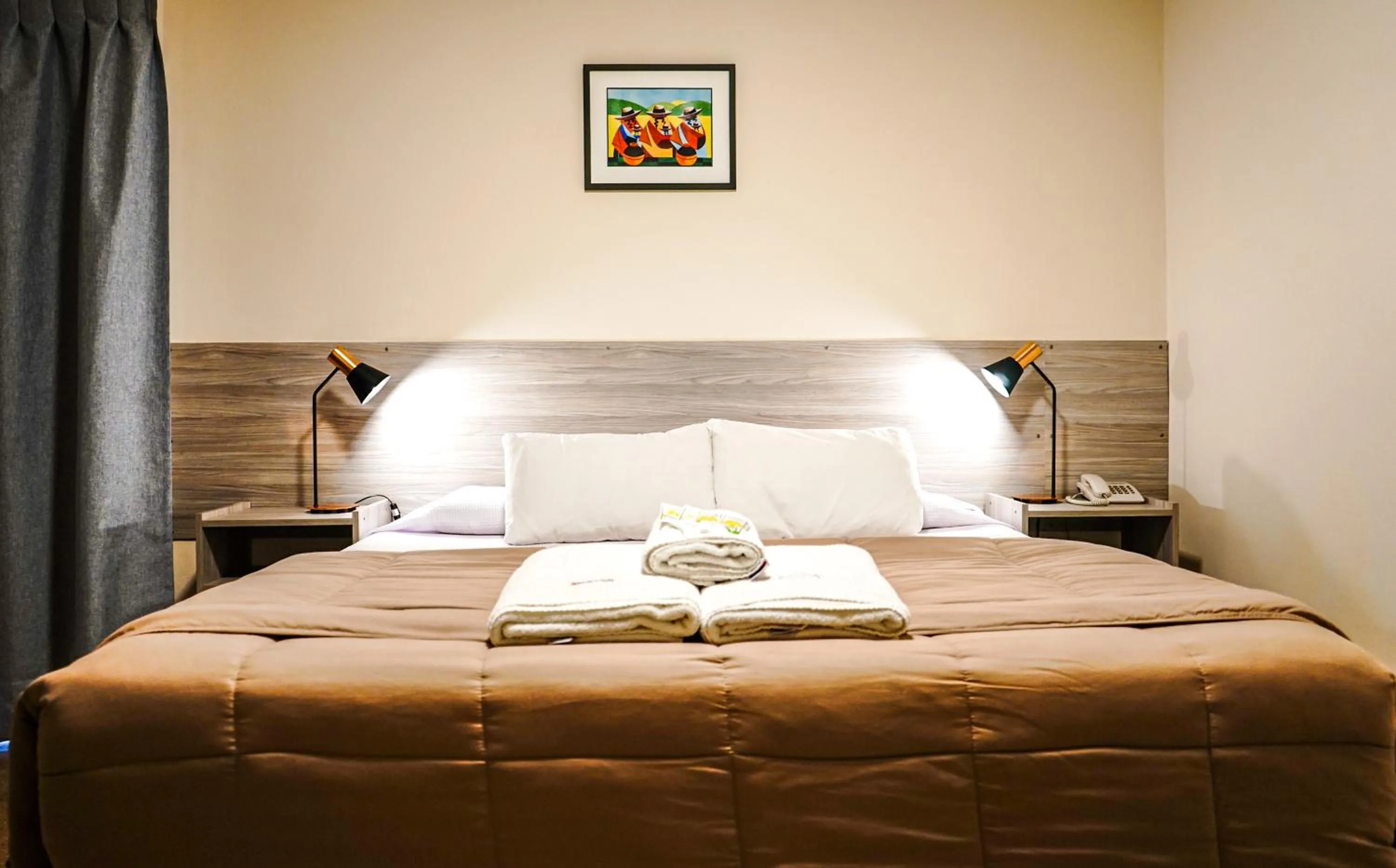 Photo of the whole room, Bed in GS Hotel