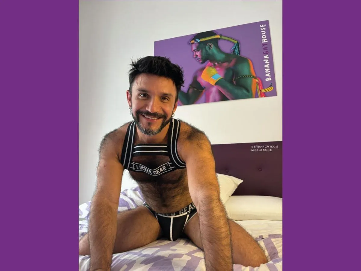 People in Banana Gay House - Only Men