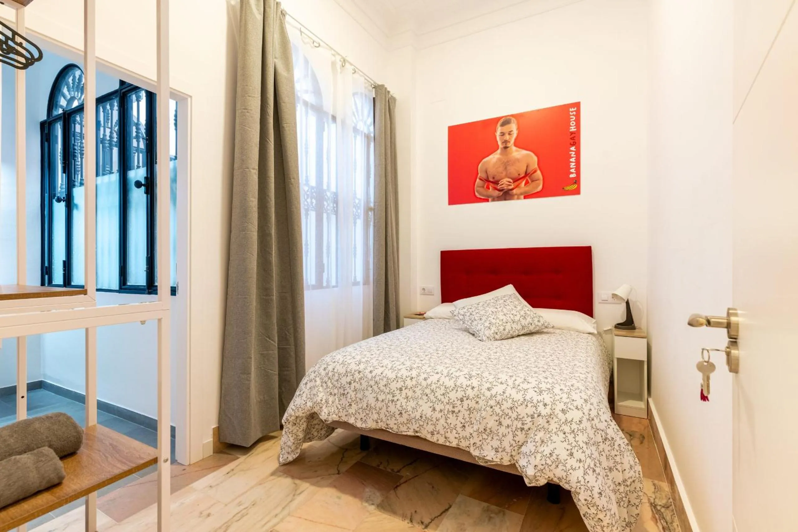 Bed in Banana Gay House - Only Men