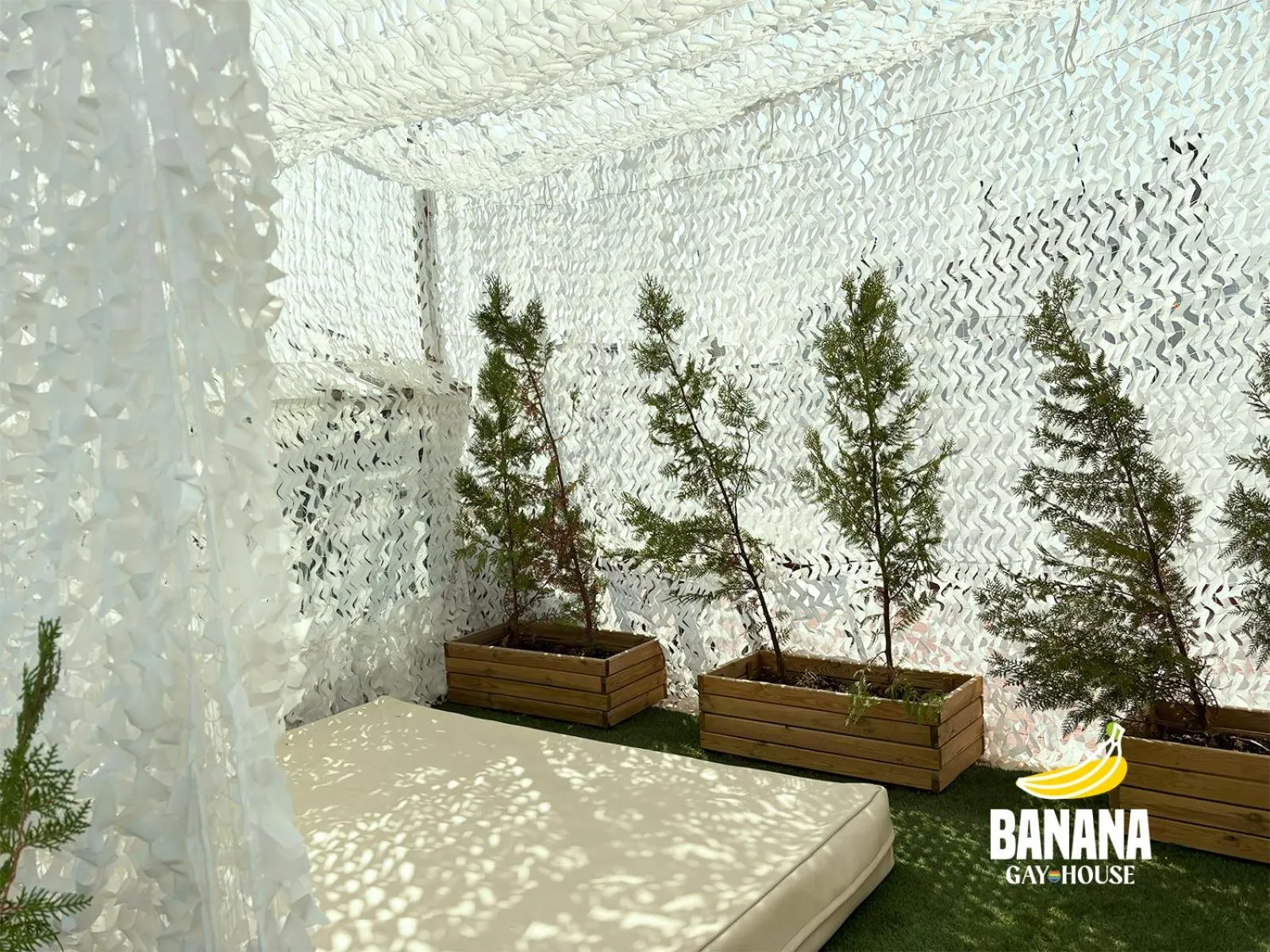 Balcony/Terrace in Banana Gay House - Only Men