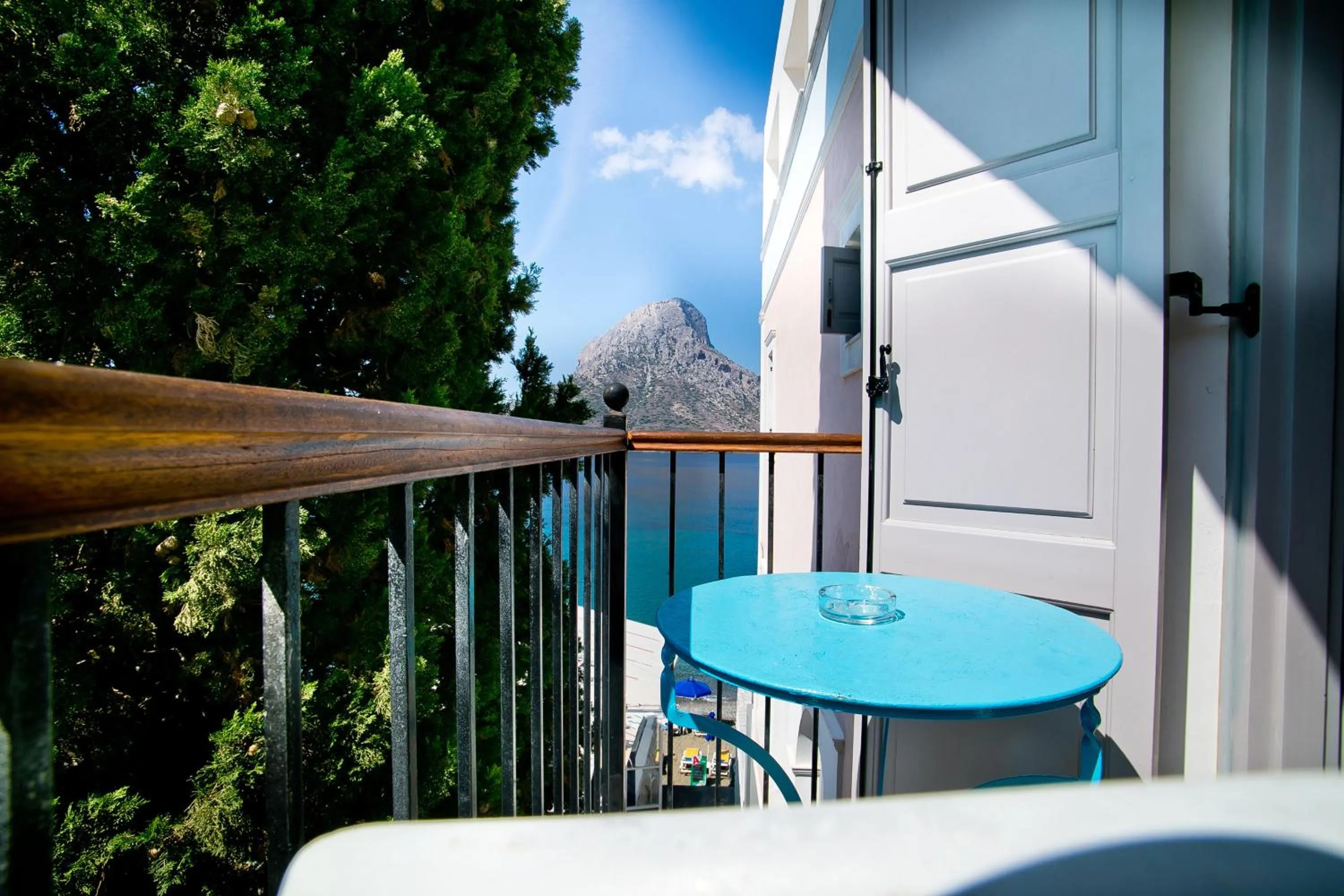Balcony/Terrace in MasouriBlu Boutique Hotel