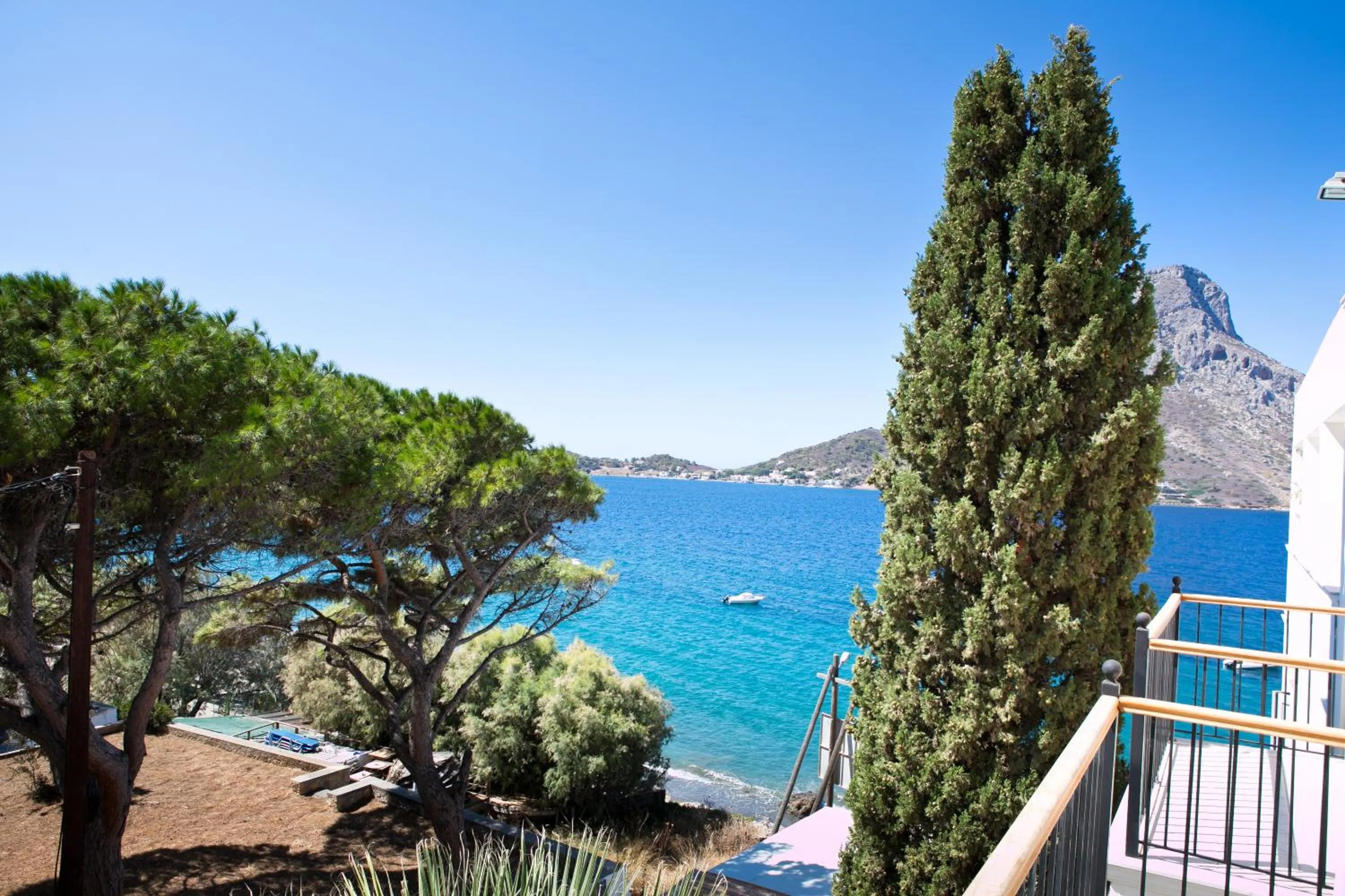 Balcony/Terrace in MasouriBlu Boutique Hotel