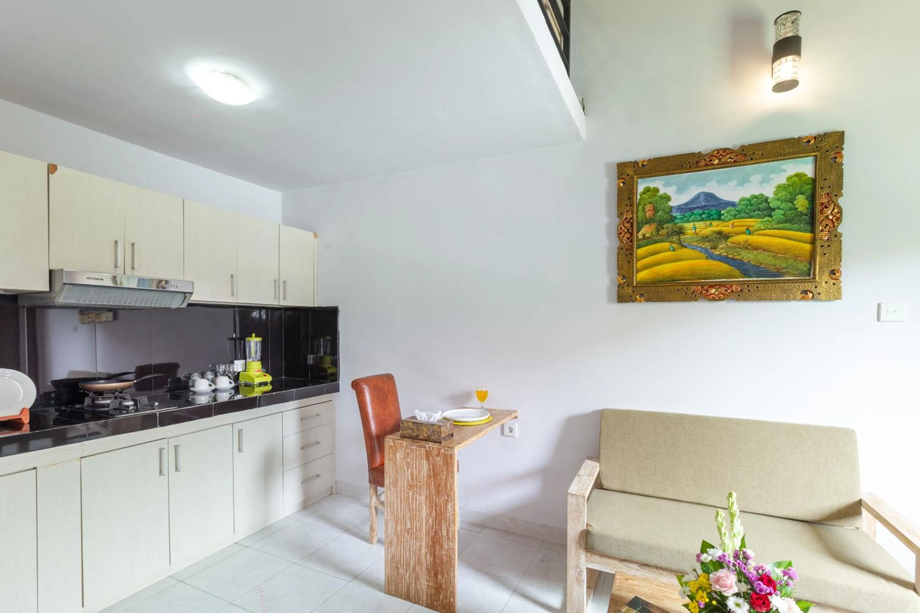 Kitchen or kitchenette in Maisaba Seminyak Loft & Villas