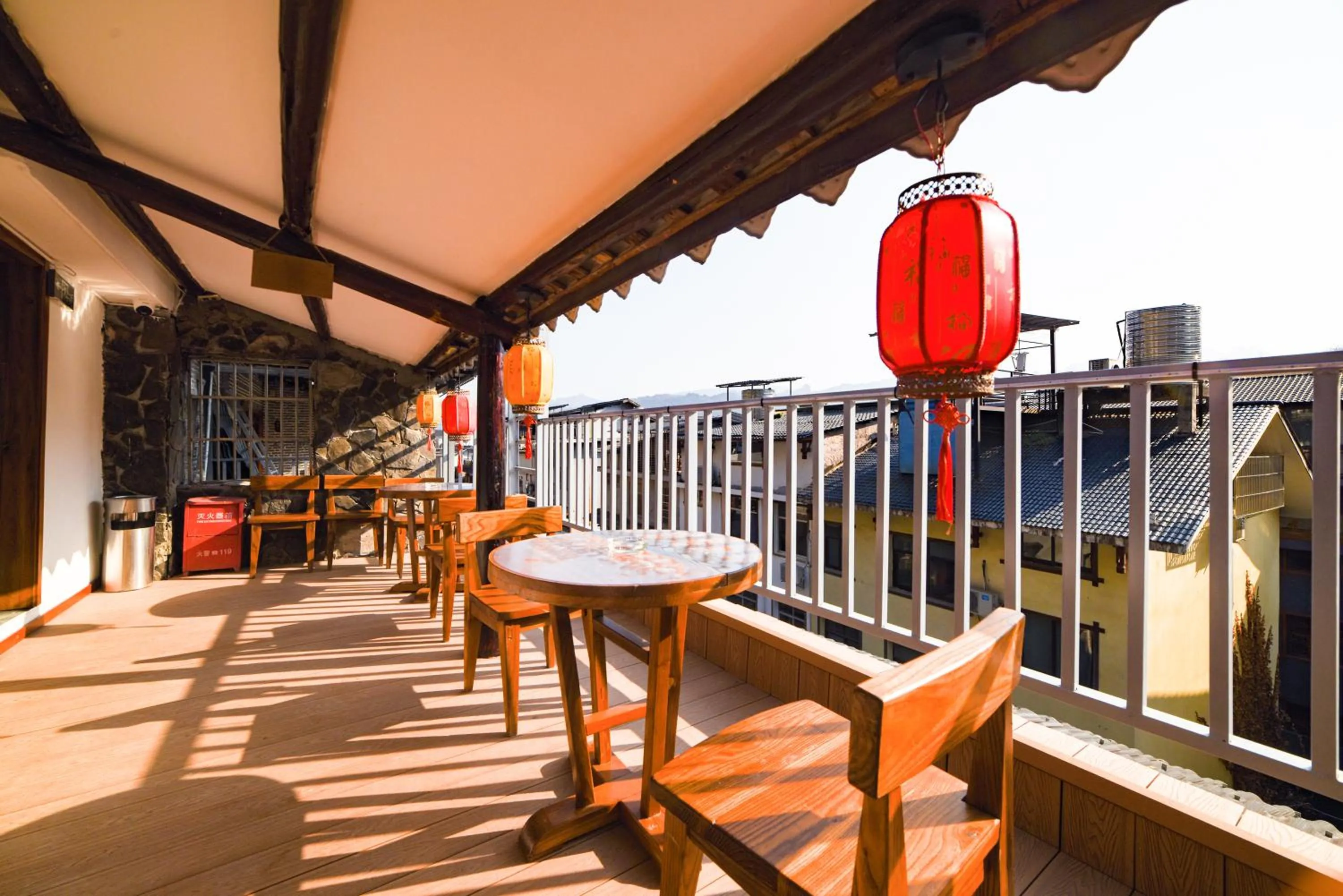Balcony/Terrace in Destination Youth Hostel