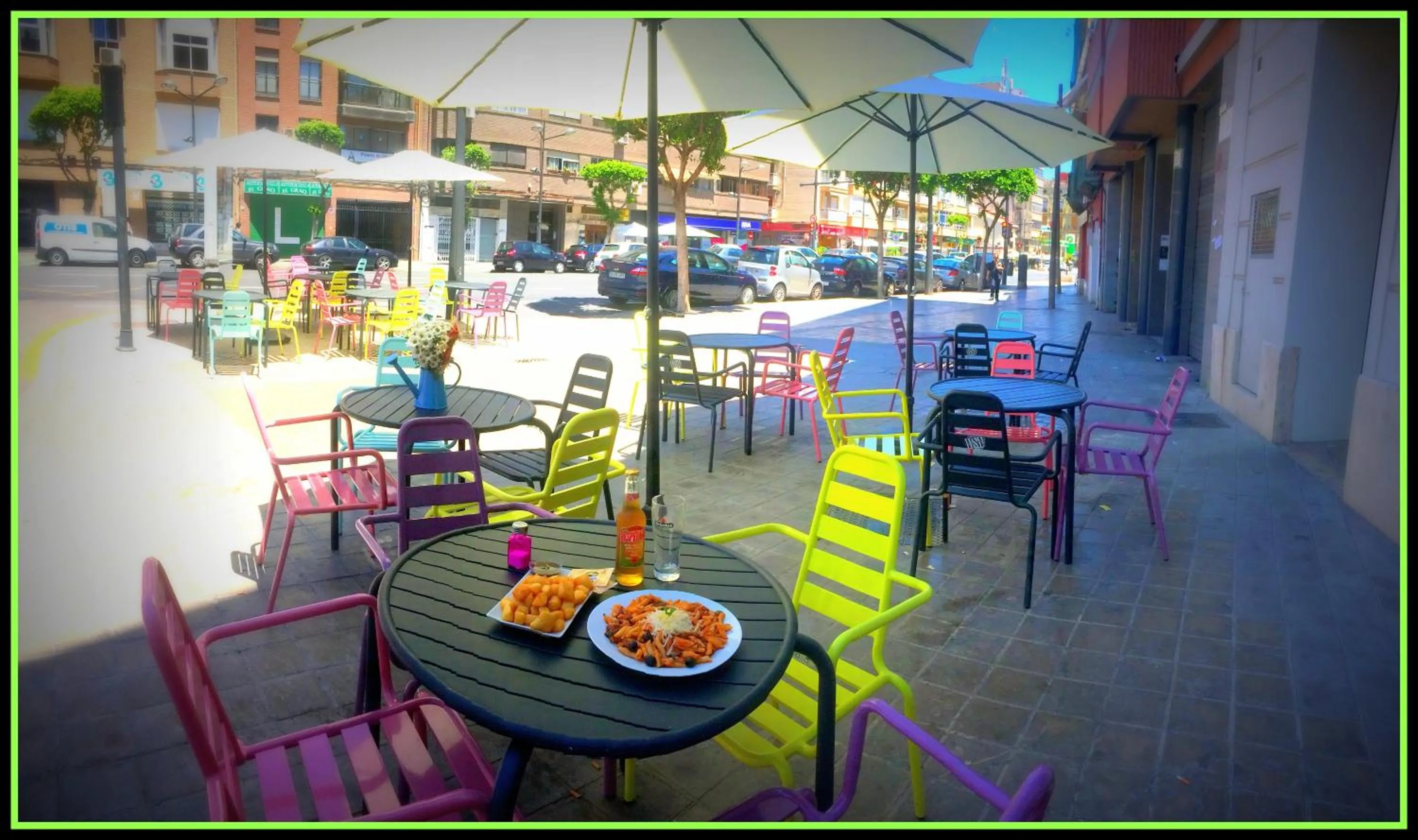 Balcony/Terrace in Urban Youth Hostel