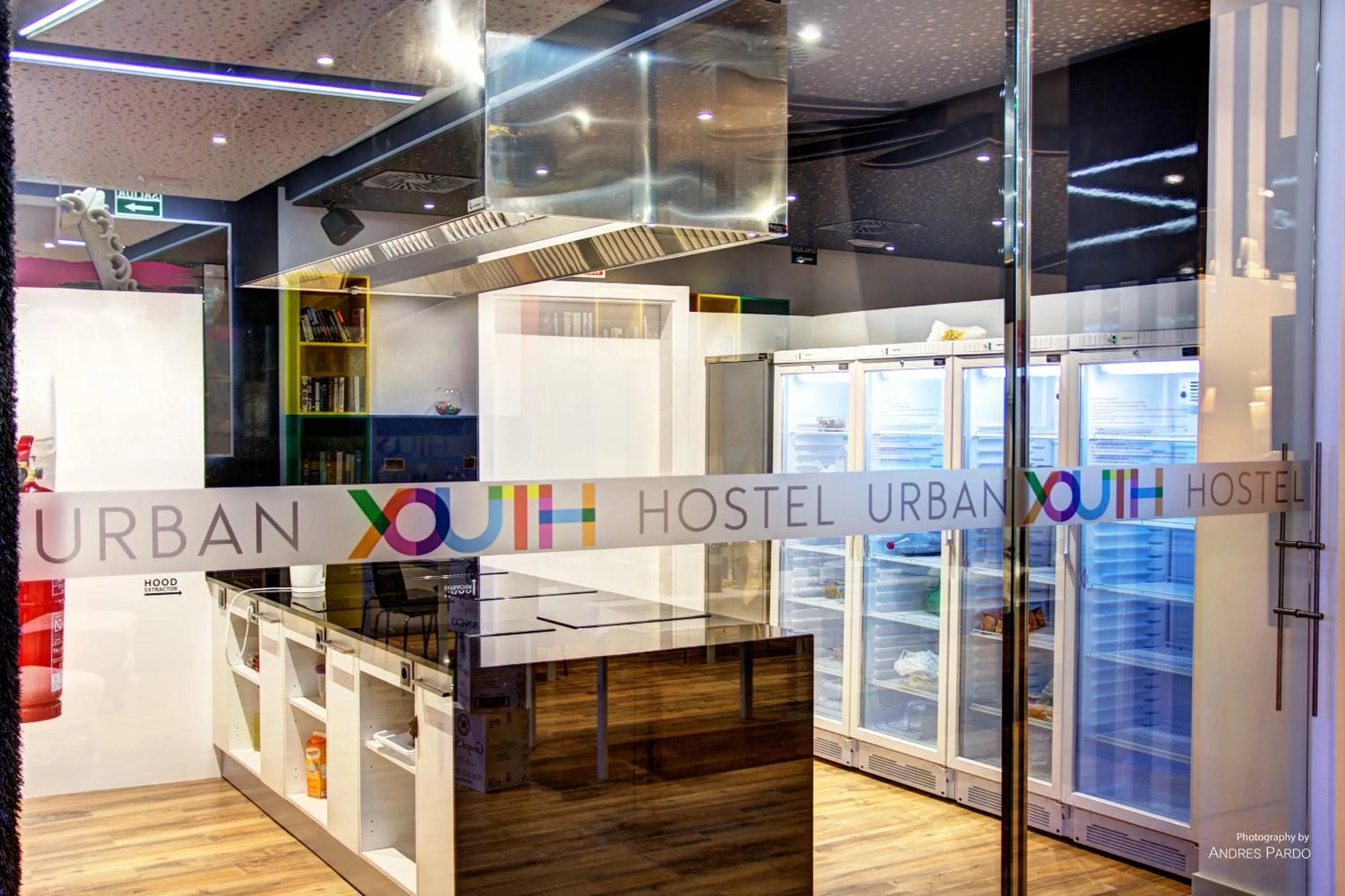 Kitchen or kitchenette in Urban Youth Hostel