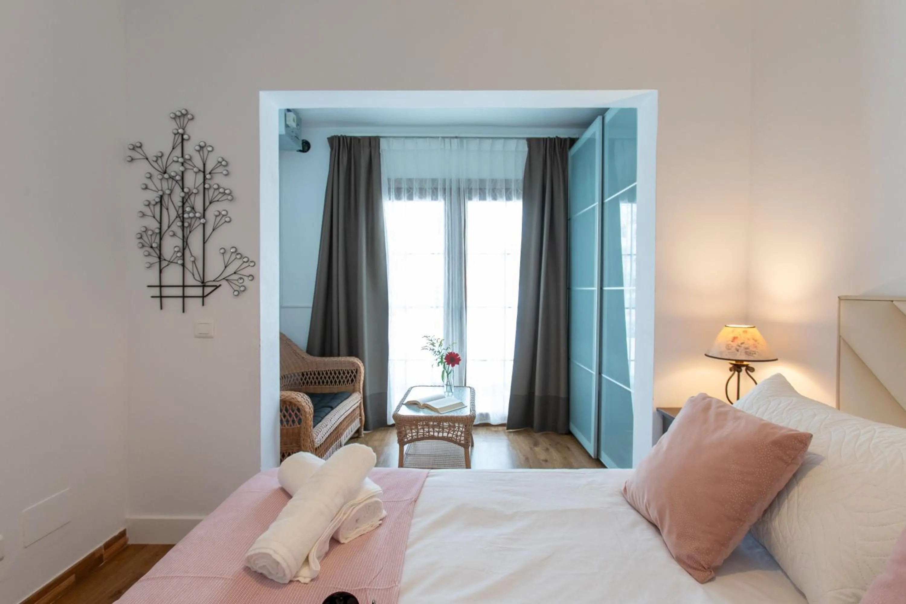 Bedroom, Bed in Boutique Rooms Playa Burriana