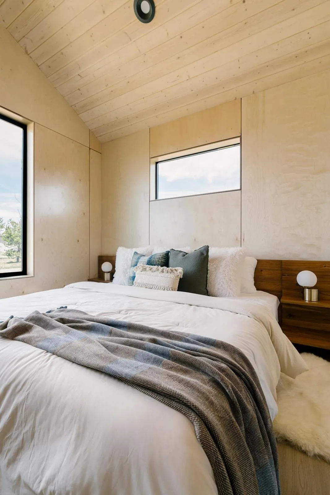 Bed in Yellowstone Peaks Hotel