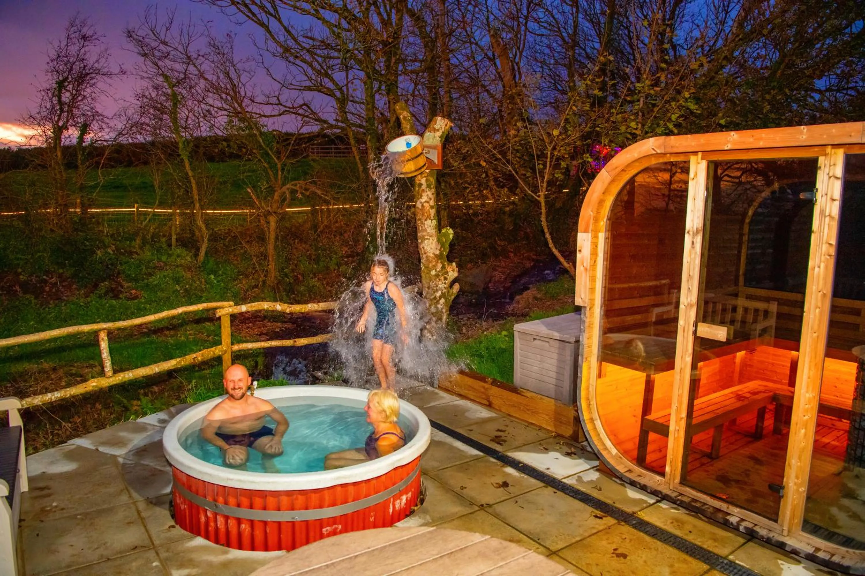 Sauna in Kidwelly Farmhouse B&B