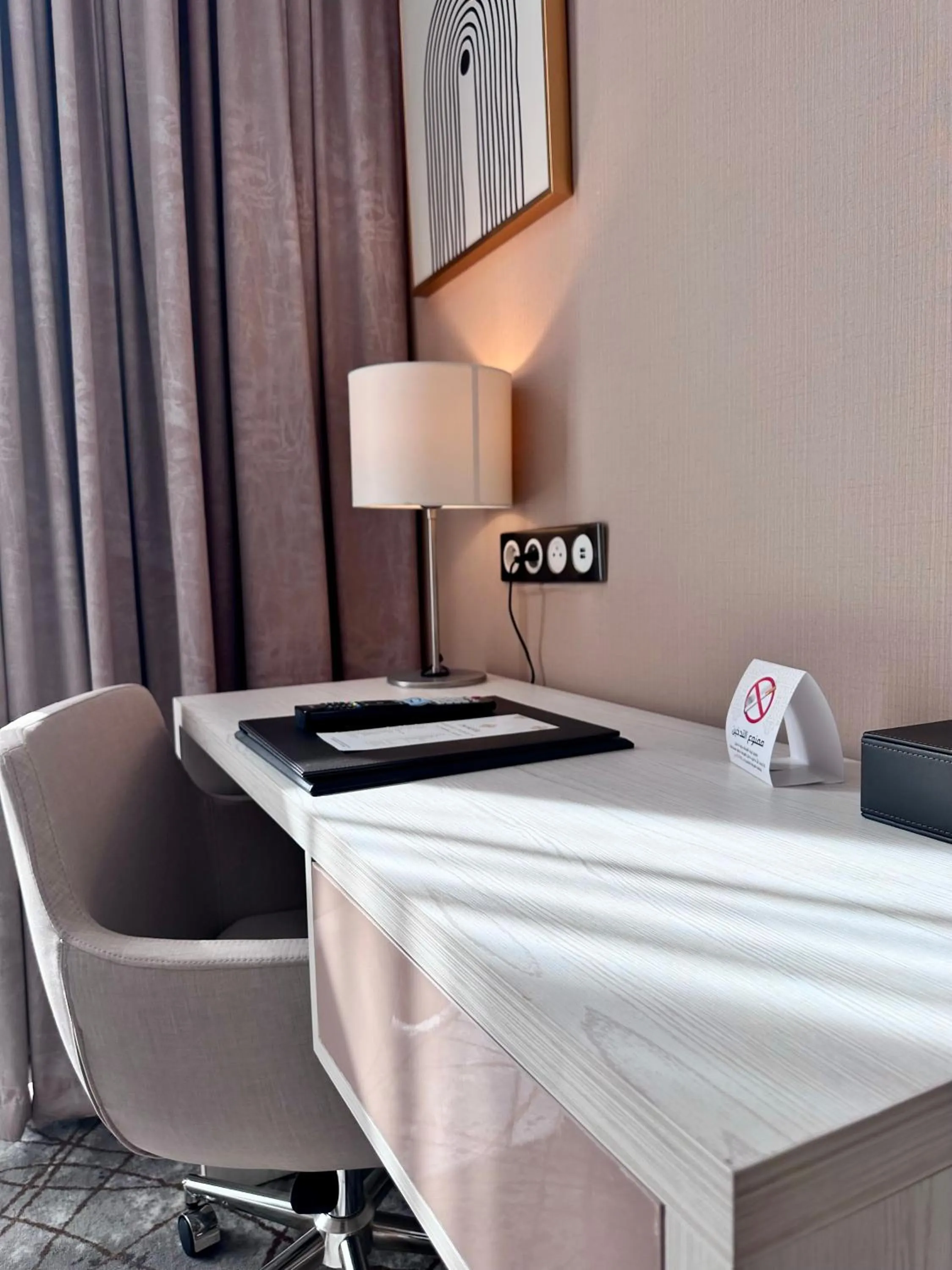 Seating area in 2H Hotel