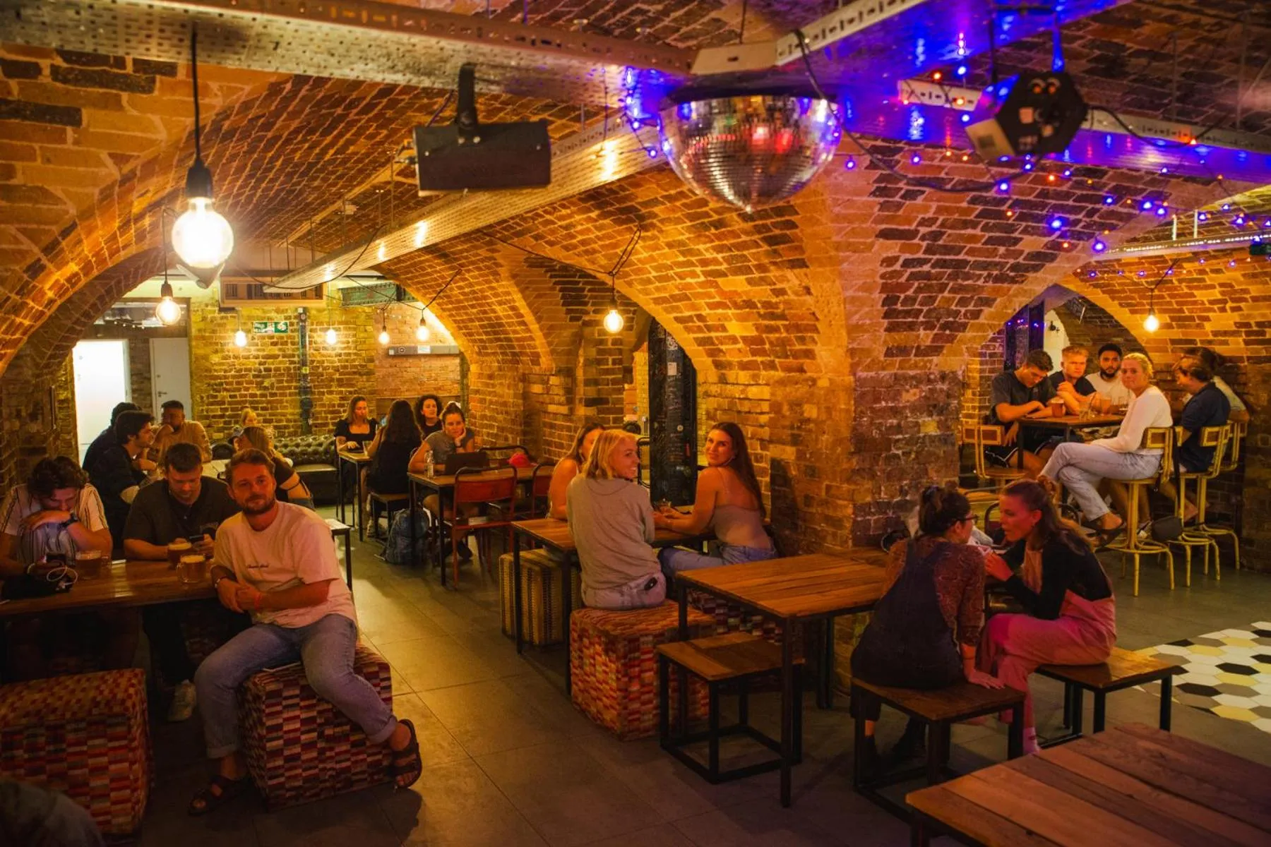 People in Wombat's City Hostel London