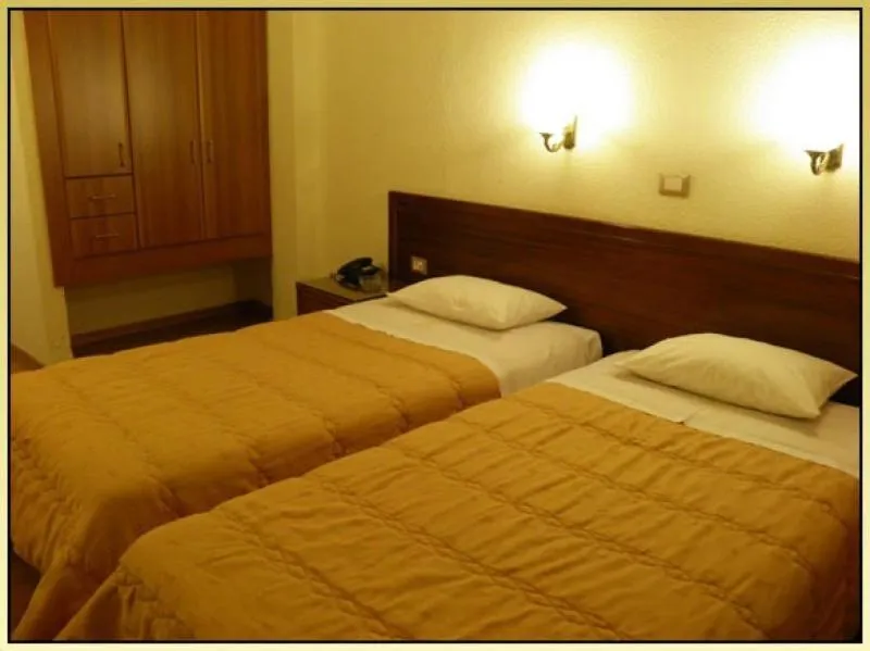 Bed in Hotel Meletiou
