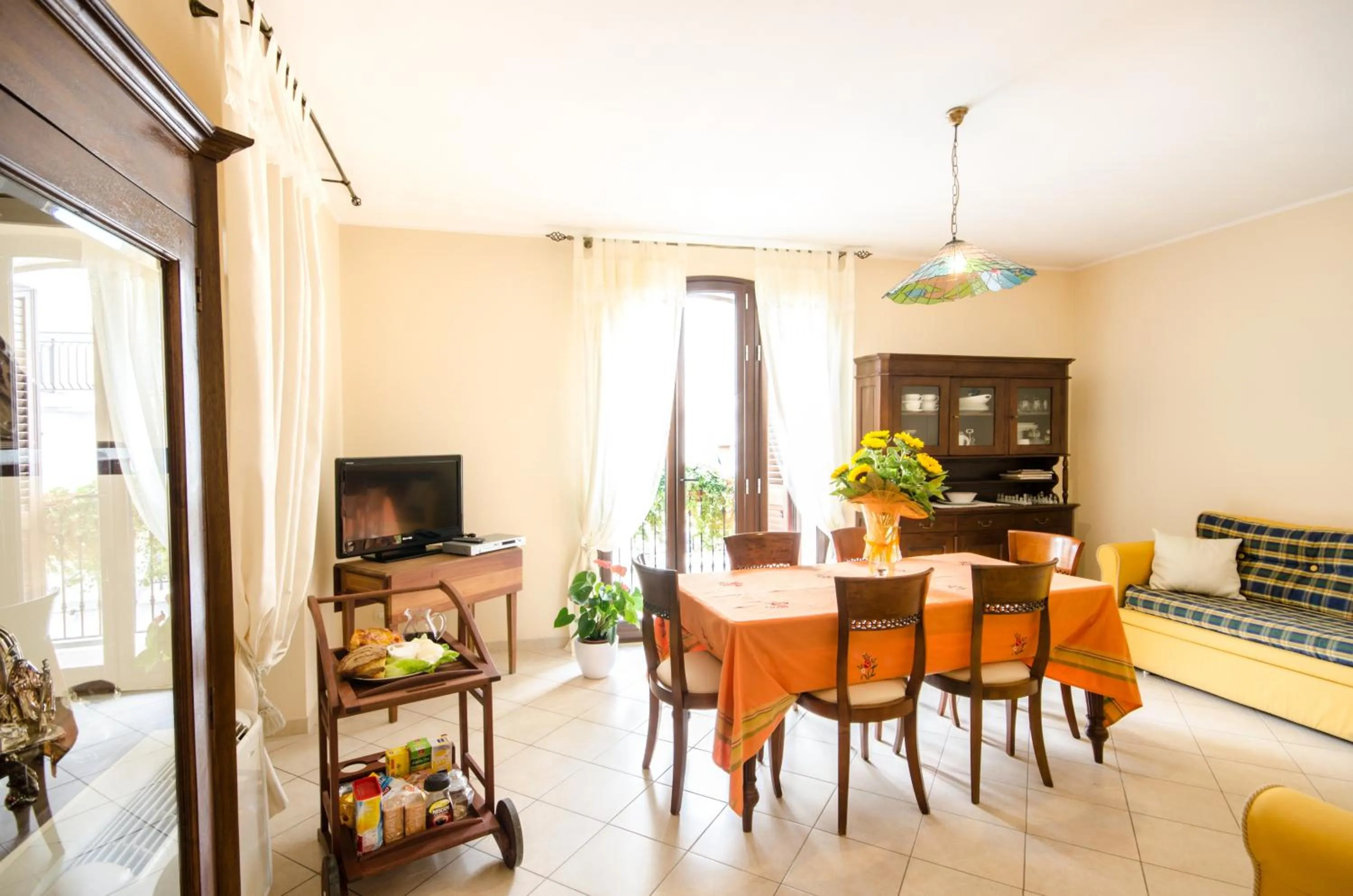 Communal lounge/ TV room in B&B Iris