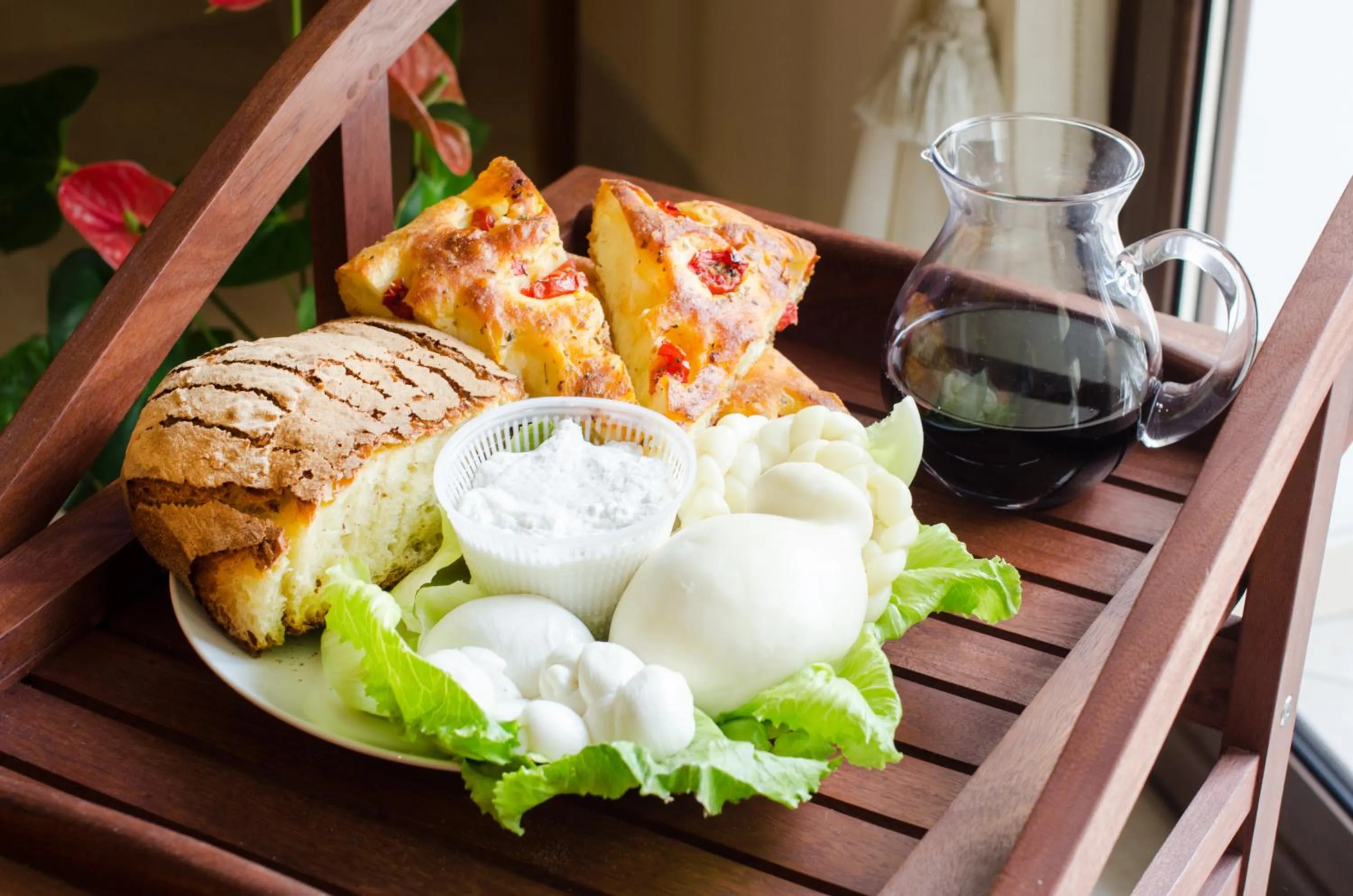 Food and drinks in B&B Iris