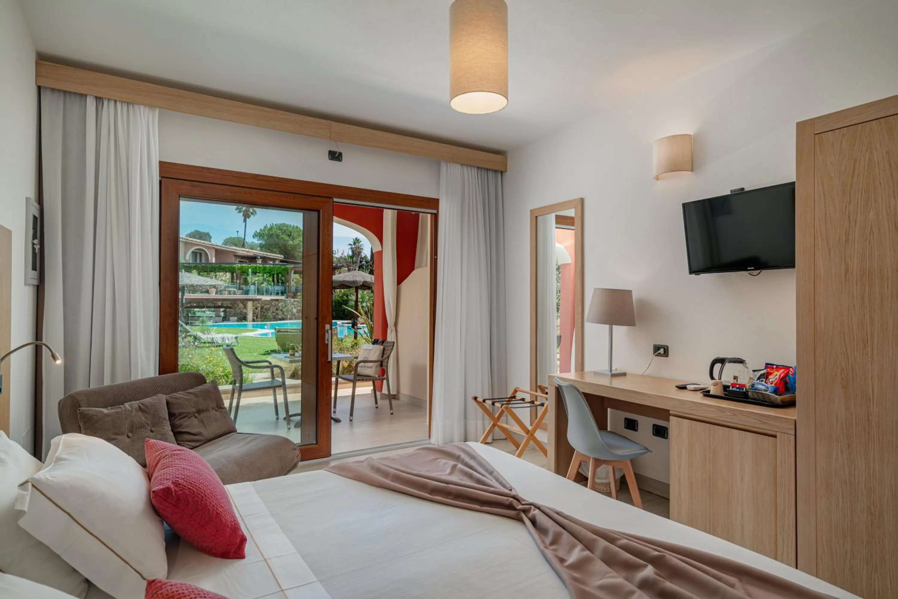 Bed in Hotel Mariposas