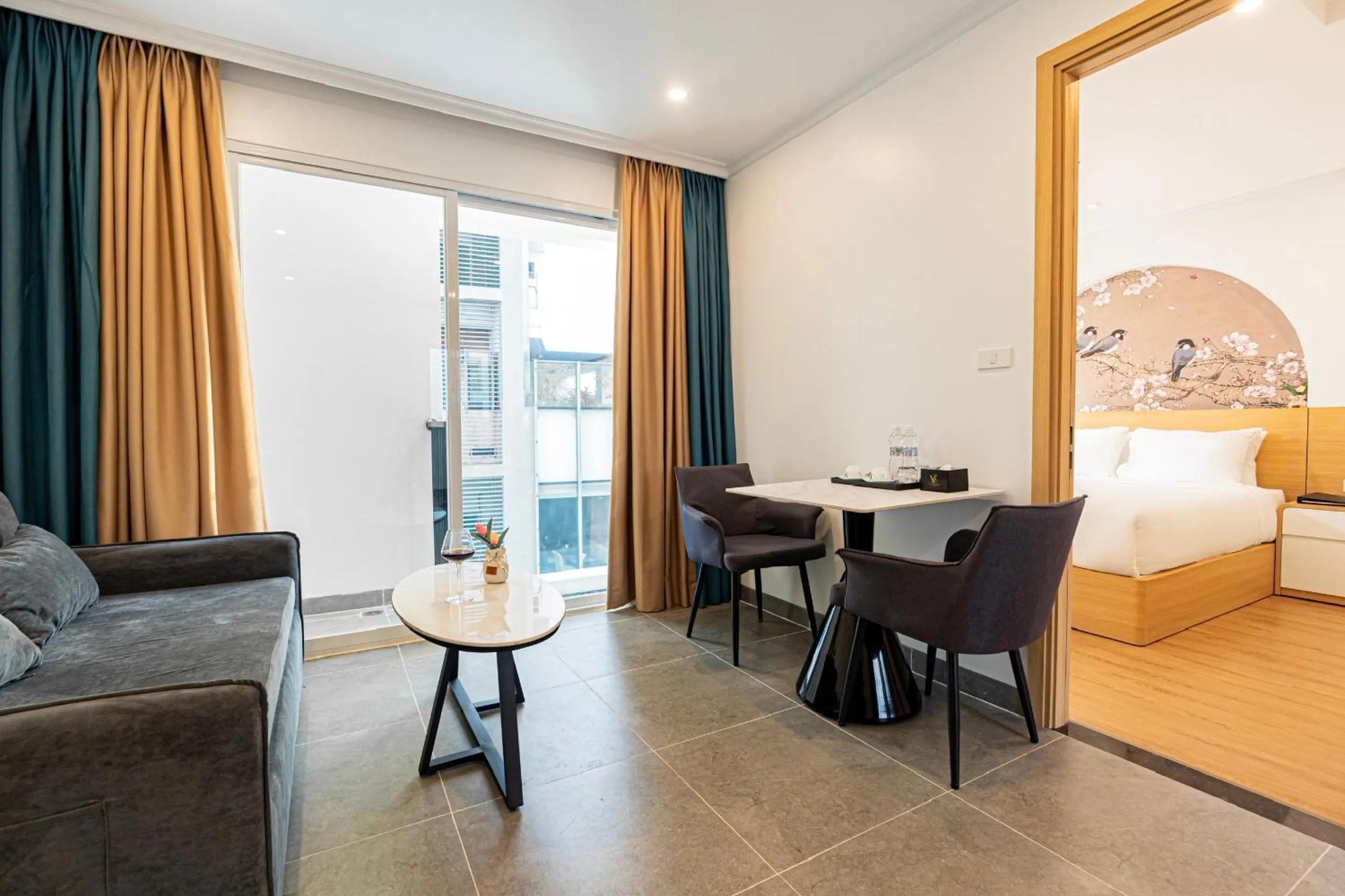 Living room in The Yen Residences Danang