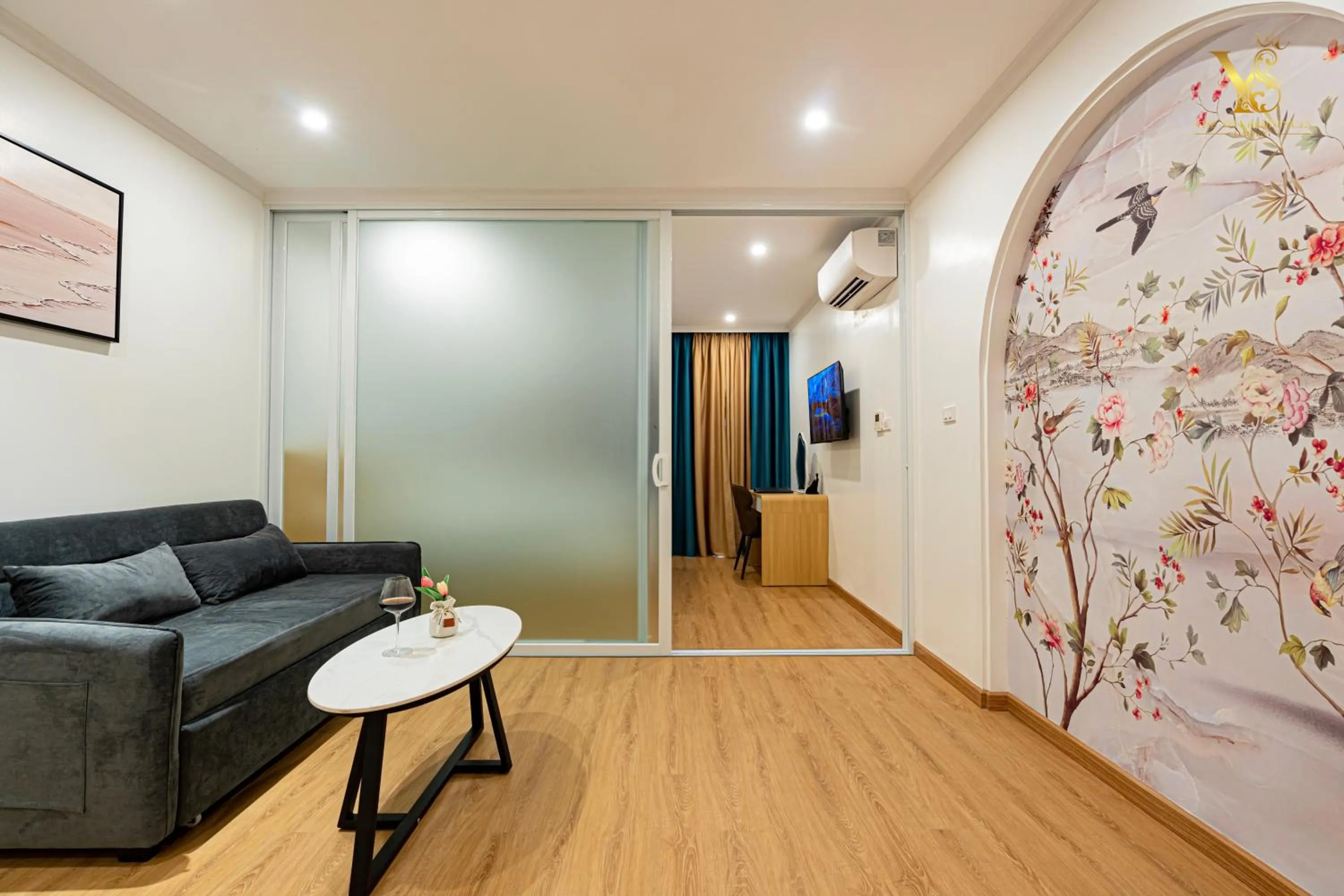 Living room in The Yen Residences Danang