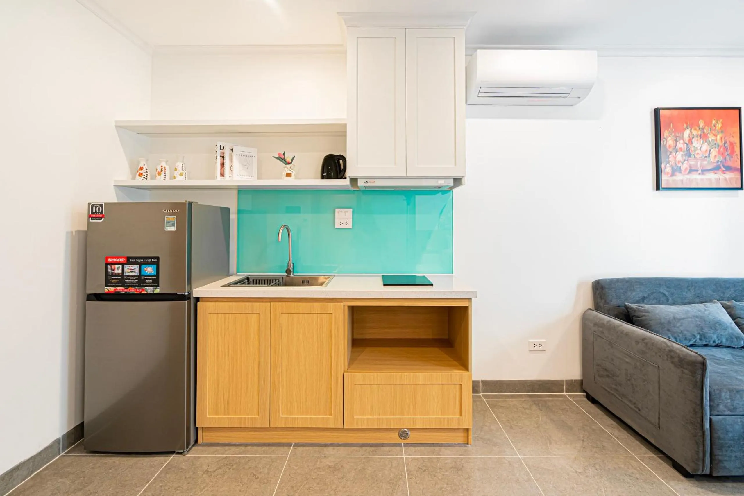 Living room in The Yen Residences Danang