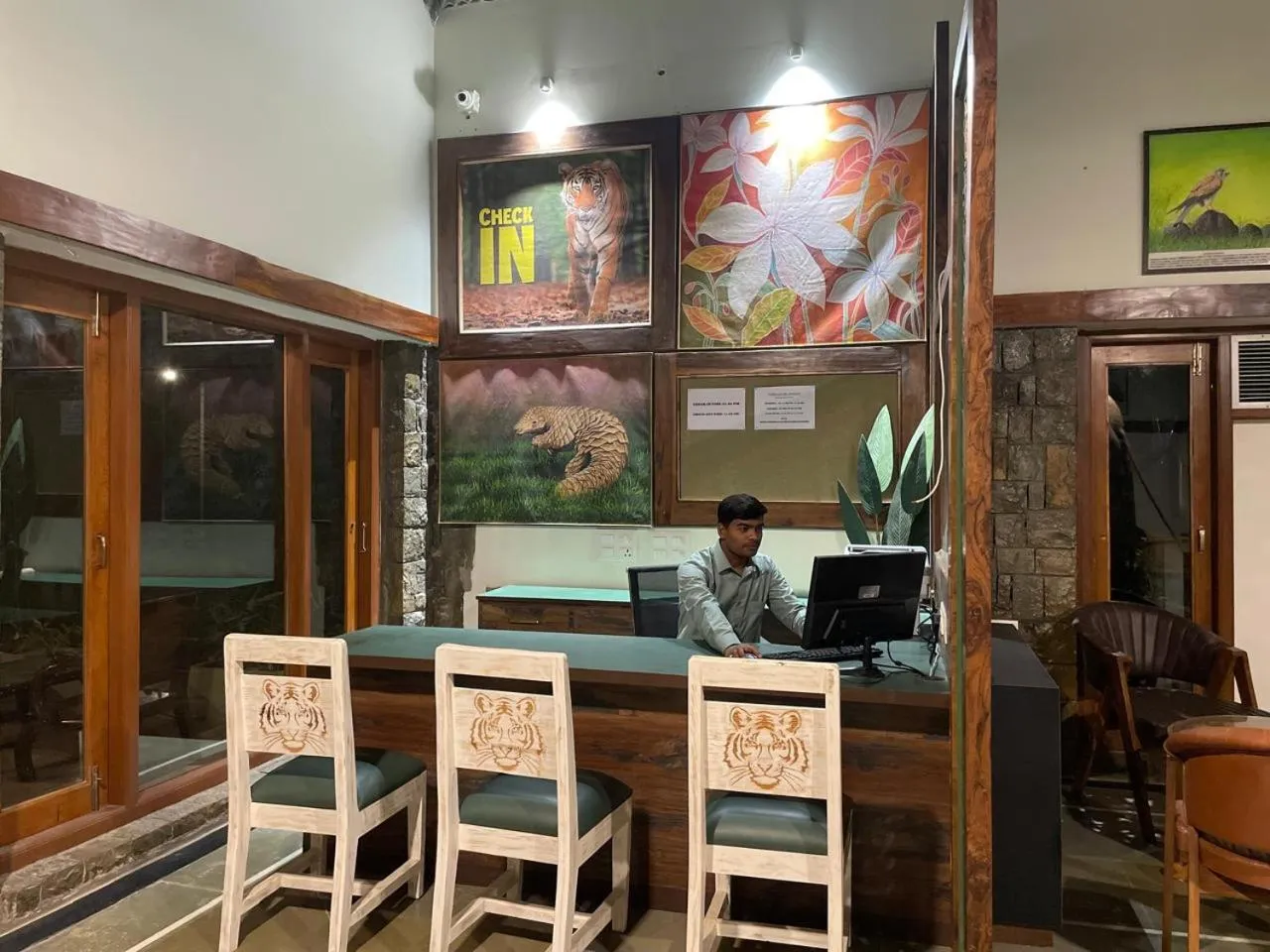 Lobby or reception in Tathastu Bandhavgarh
