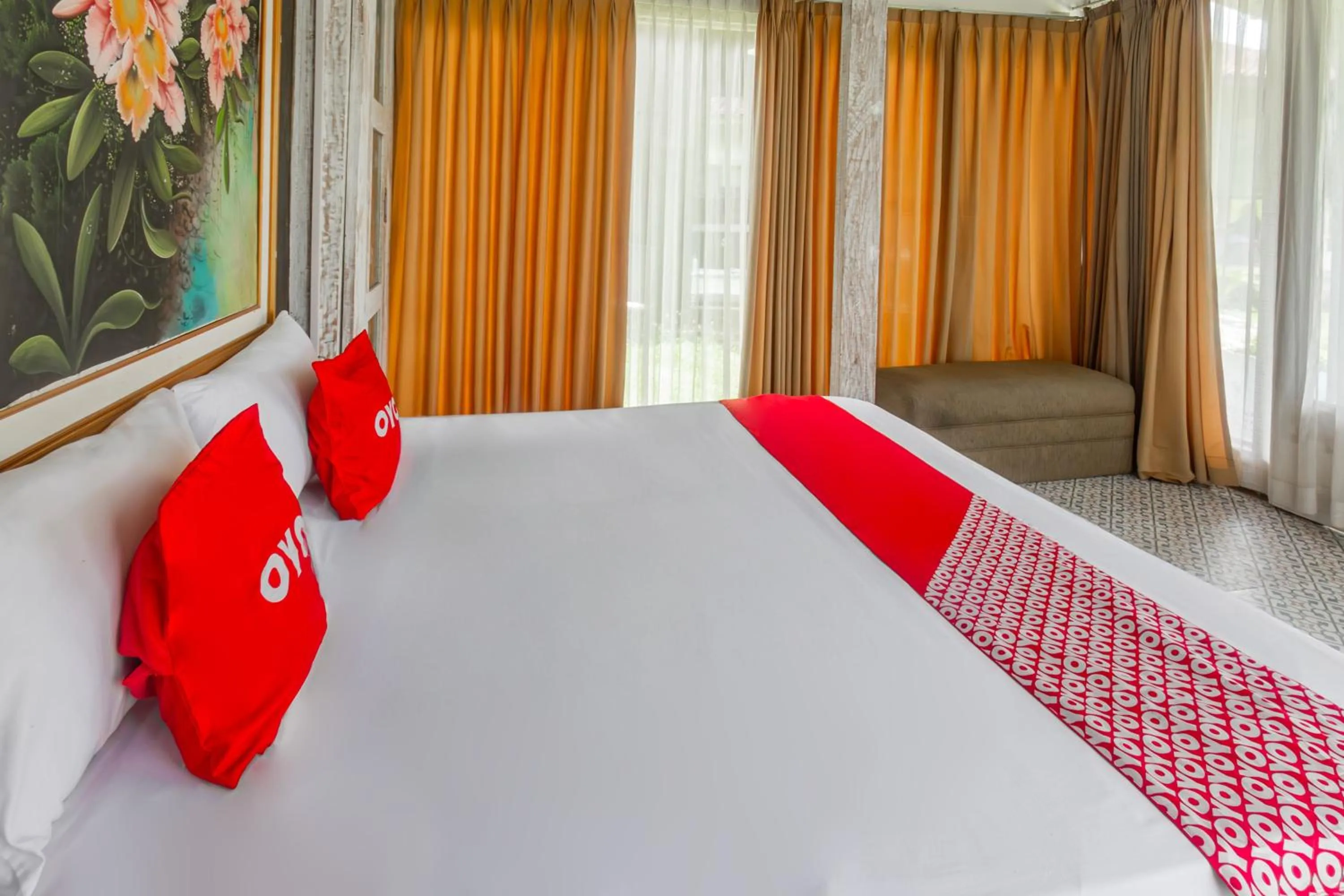 Bedroom, Bed in Hotel O Tungku Klui Hotel