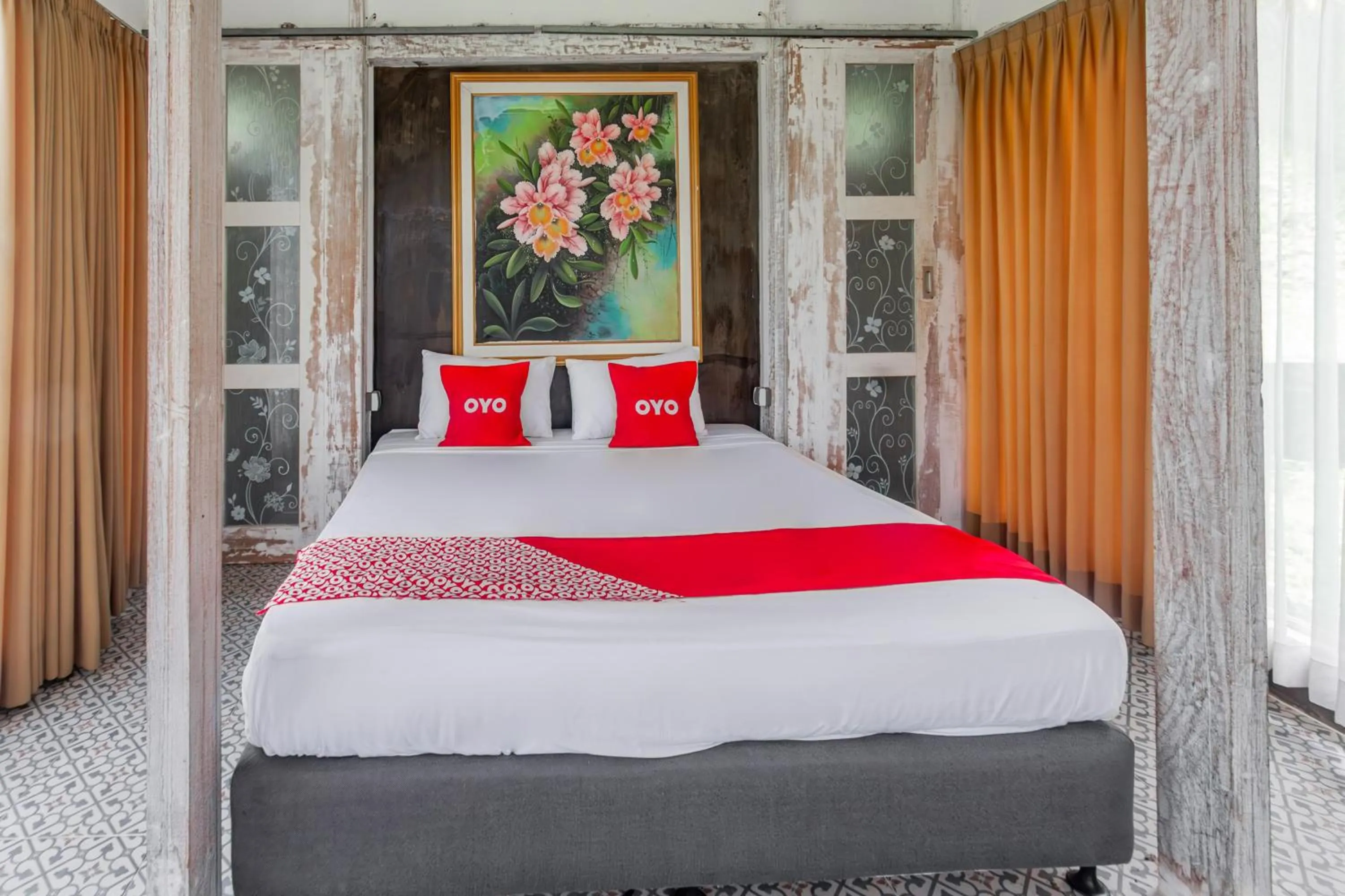 Bedroom, Bed in Hotel O Tungku Klui Hotel