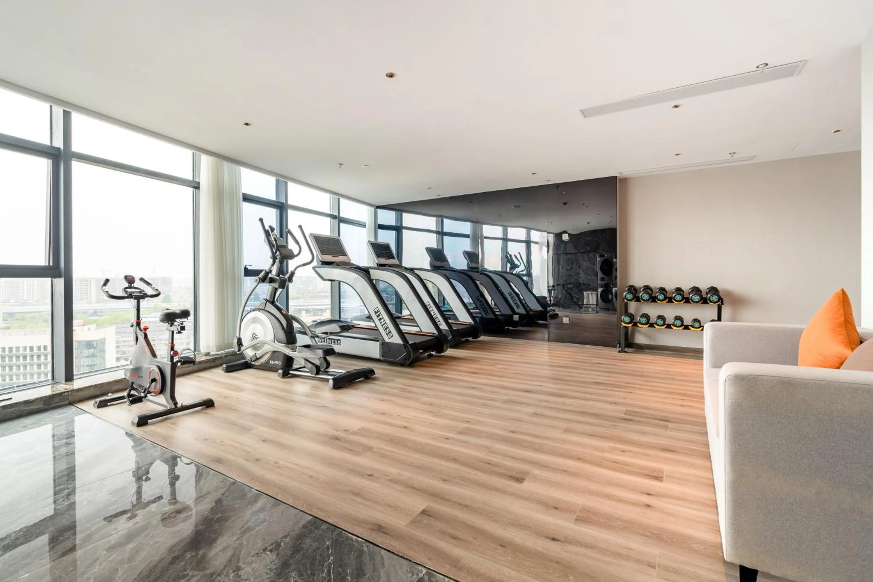 Fitness centre/facilities in The Puyan Hotel Hangzhou Jiubao