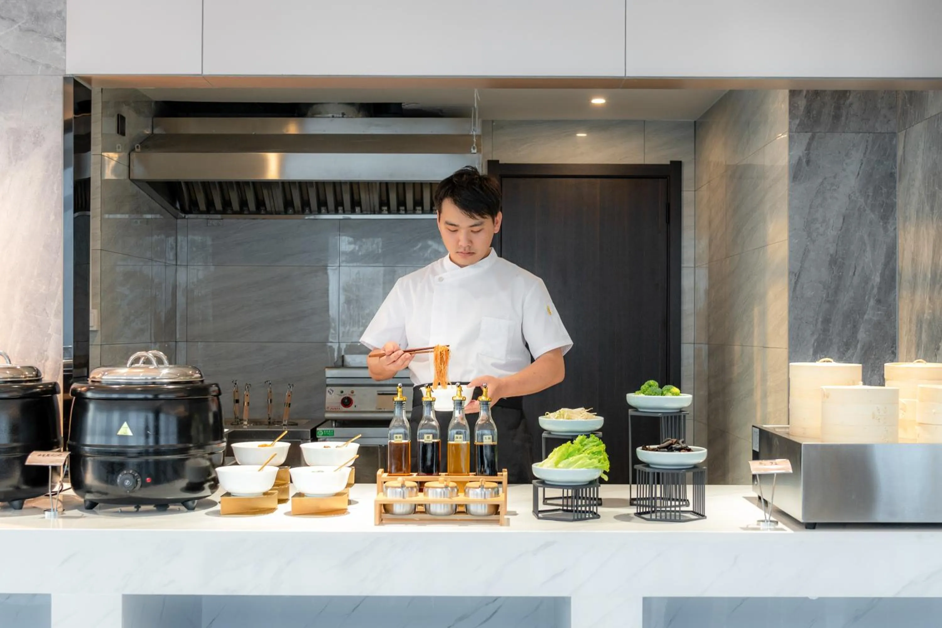 Breakfast in The Puyan Hotel Hangzhou Jiubao