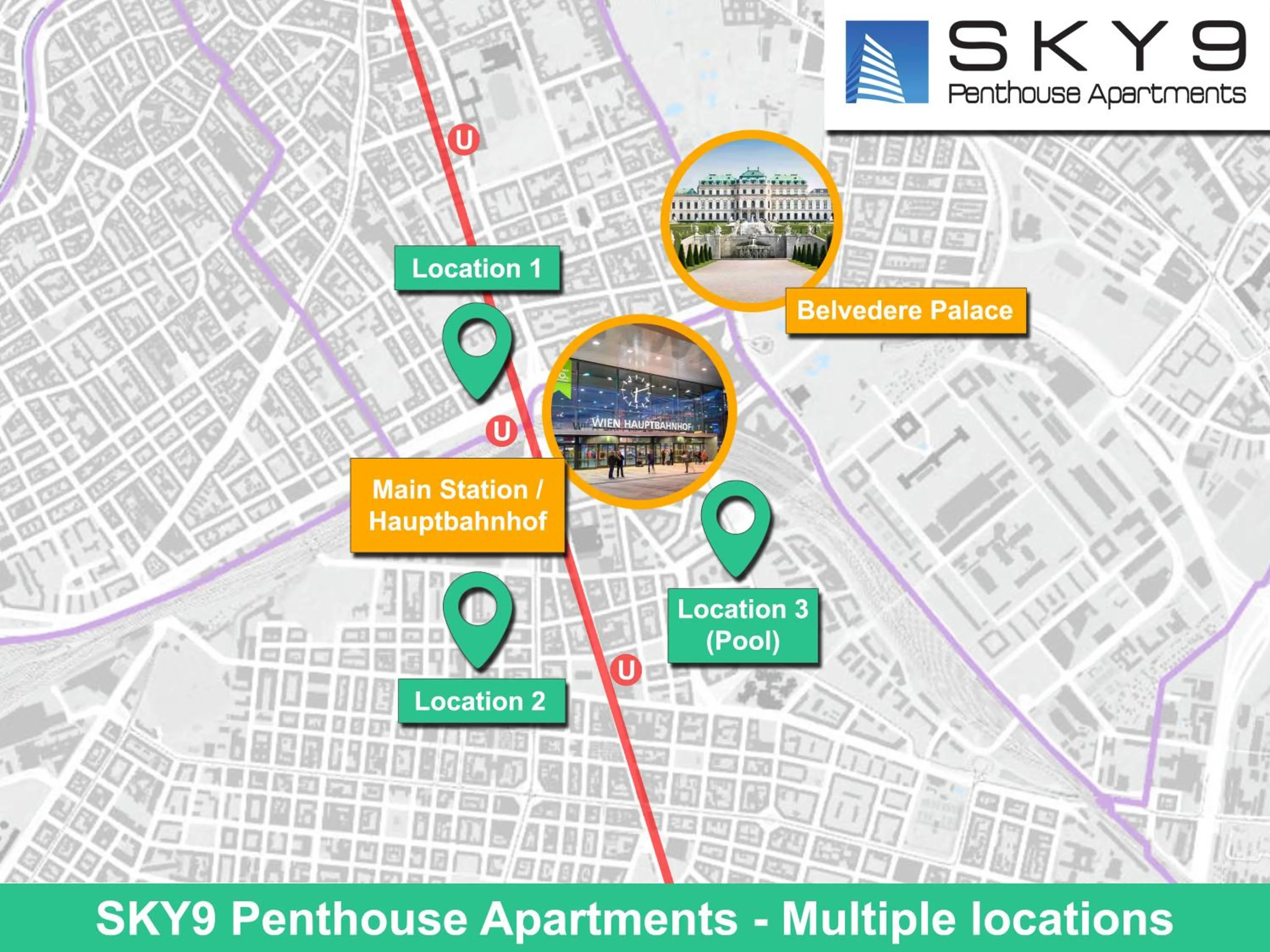Location in Penthouse Apartments