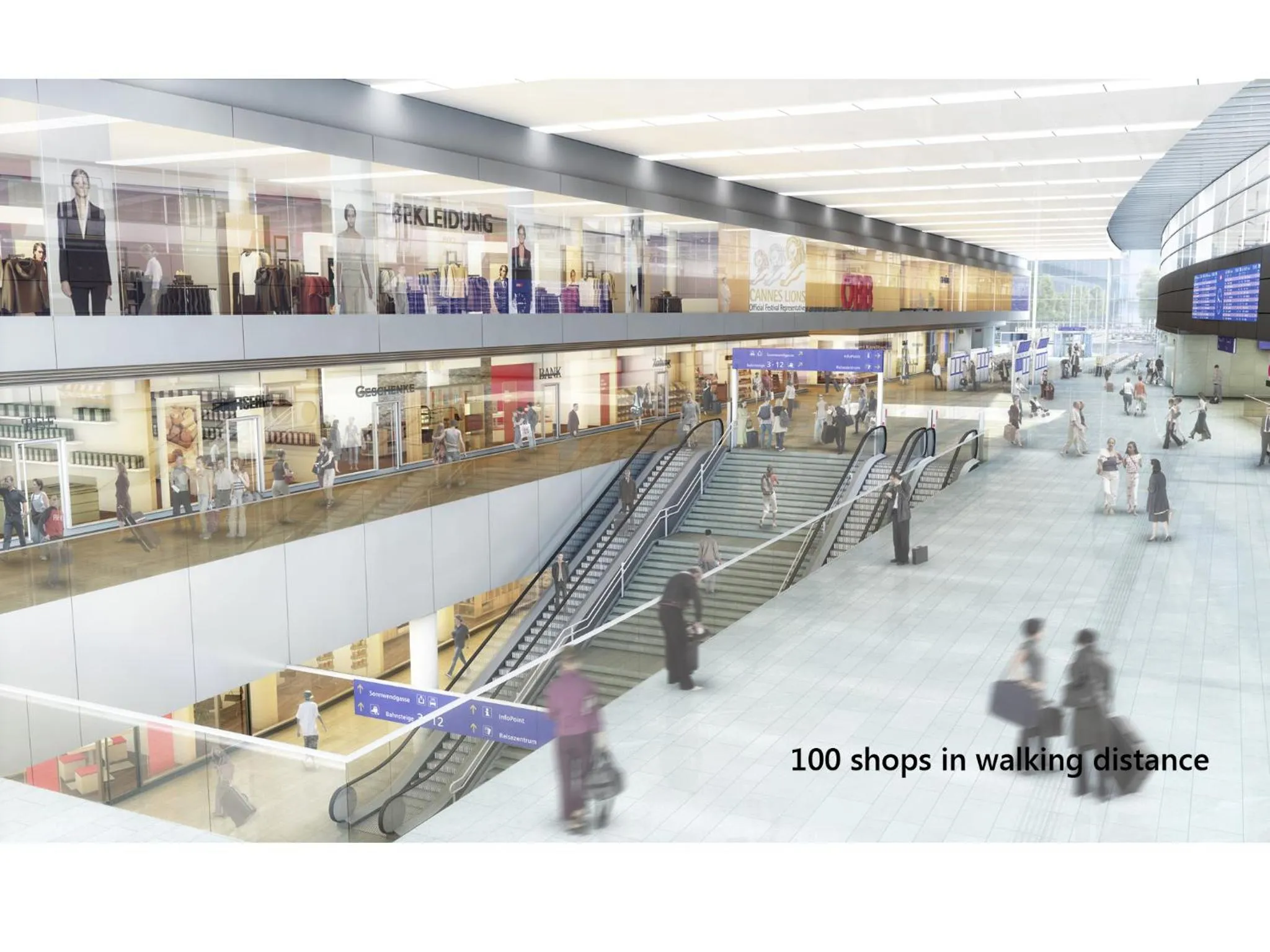 On-site shops in Penthouse Apartments