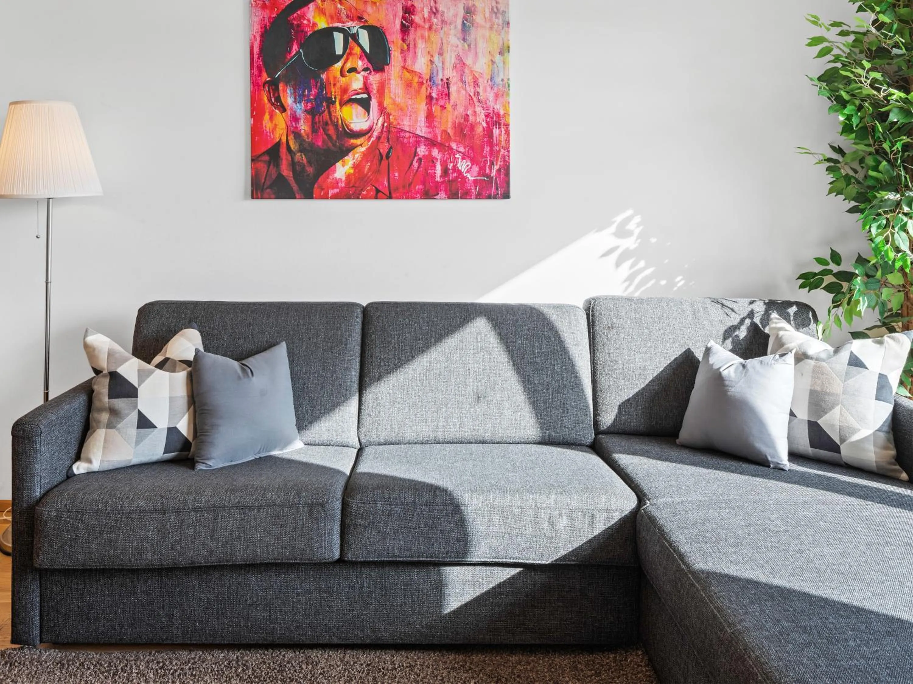 Living room in Penthouse Apartments