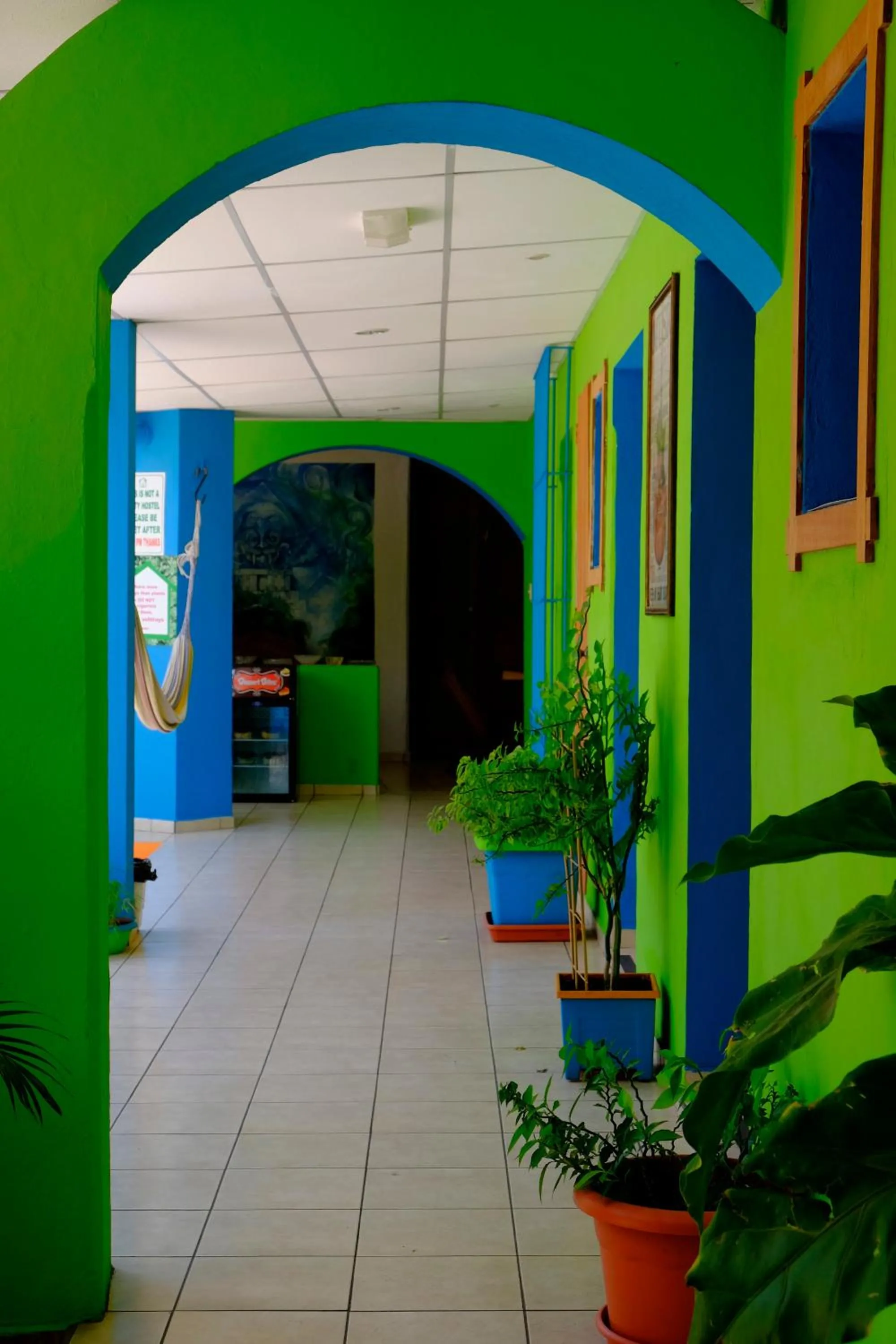 Patio in Hostal Casa Verde