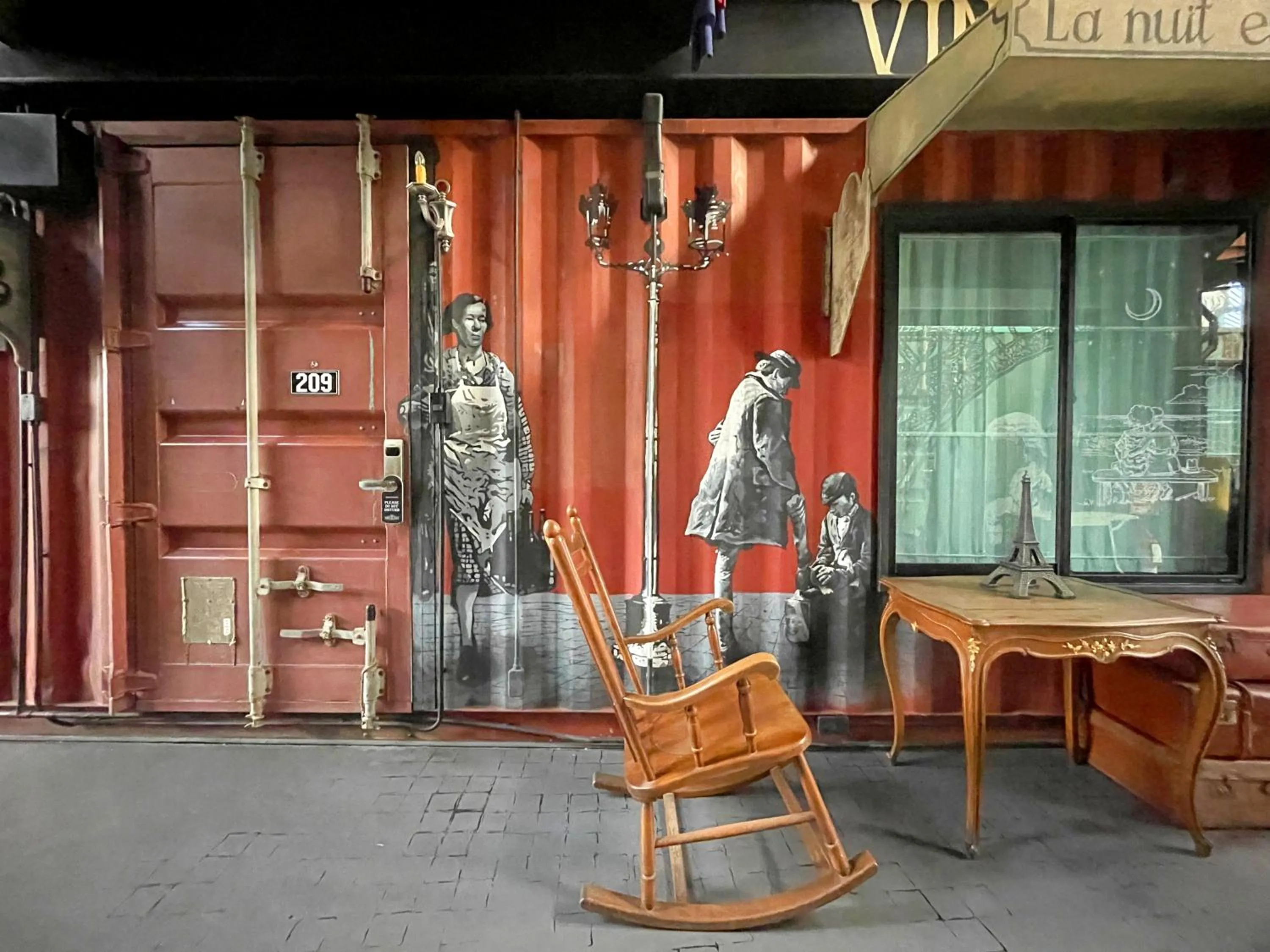 Seating area in Nights in A Box