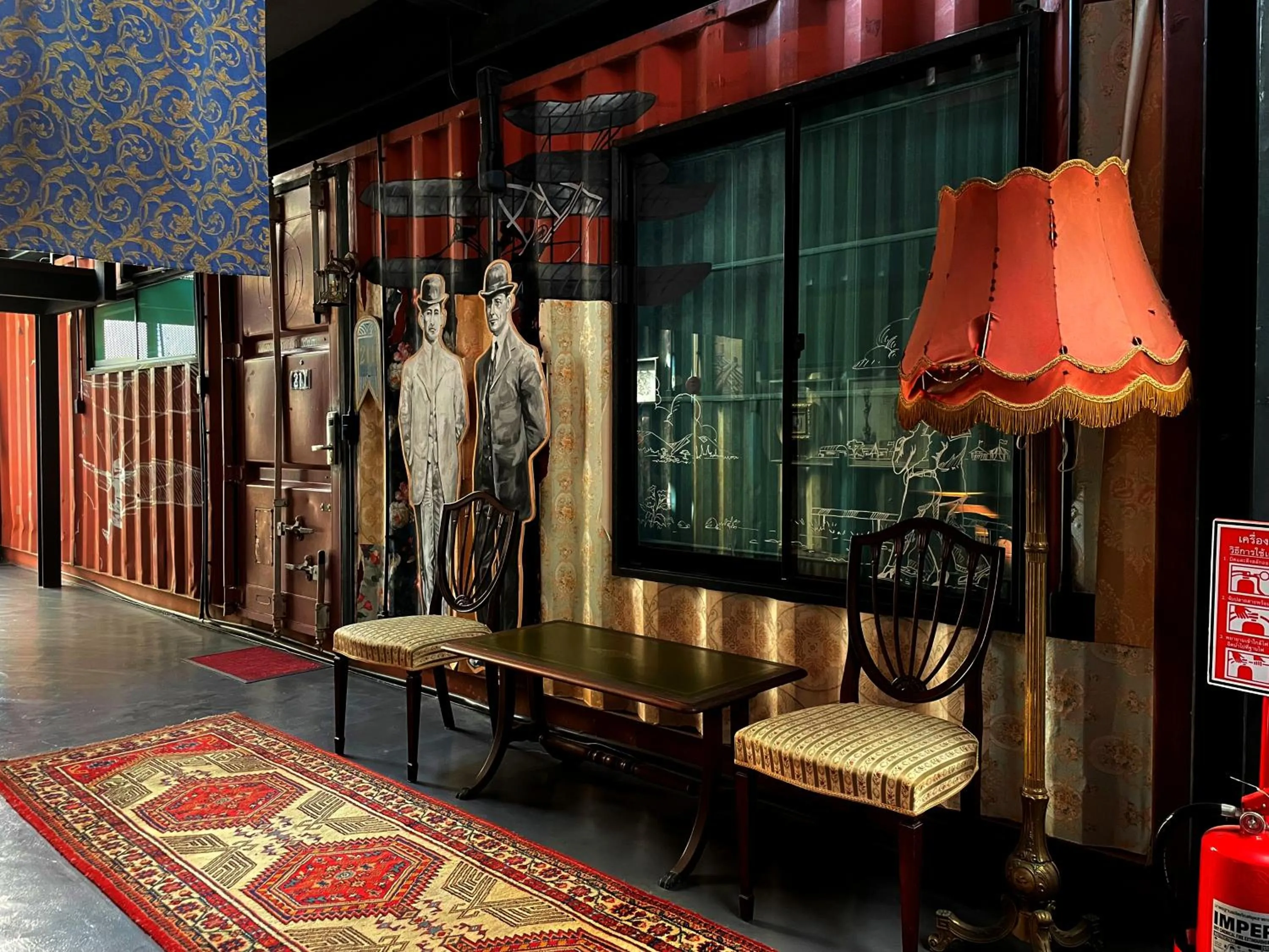 Seating area in Nights in A Box