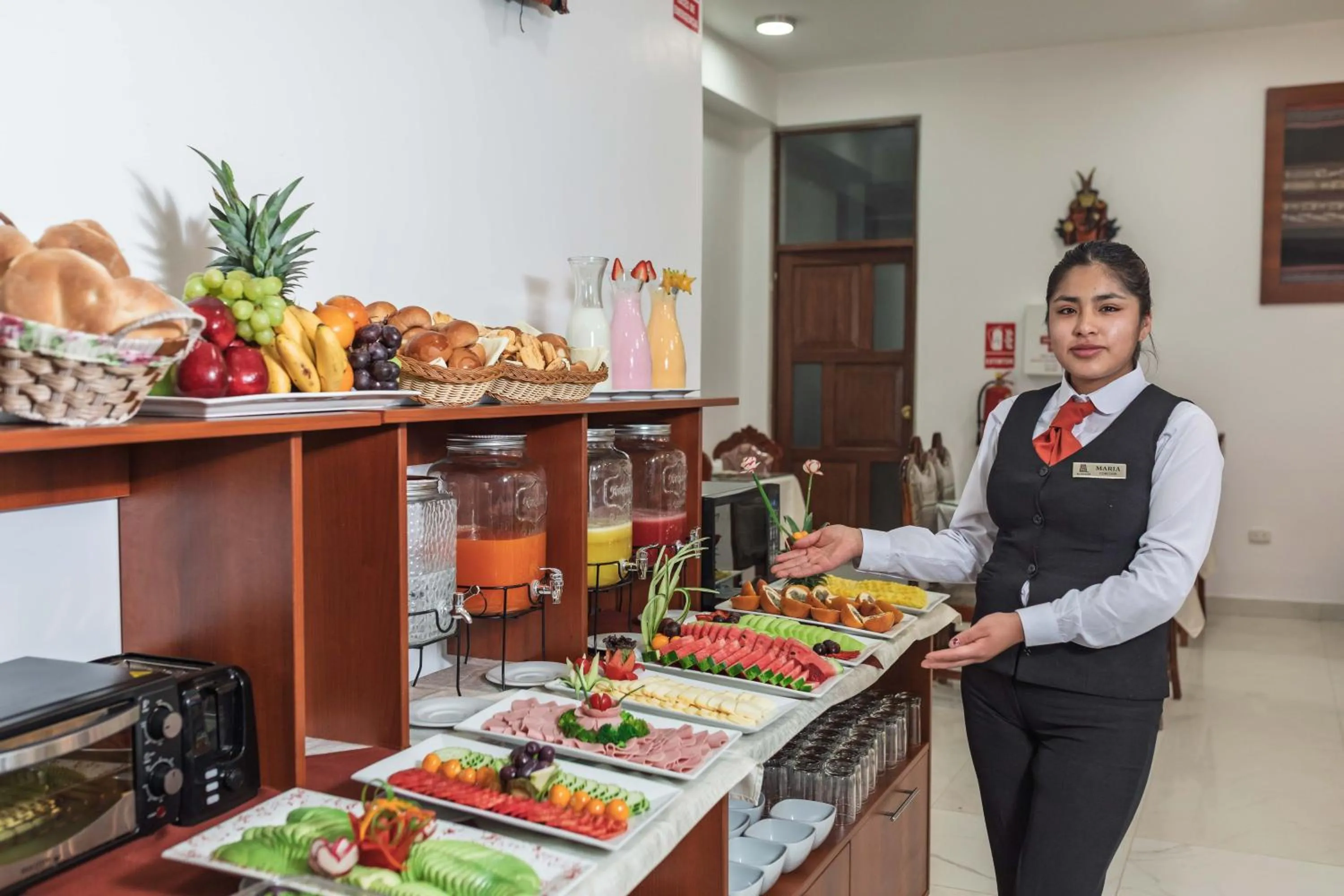 Buffet breakfast in Quechua Hotel Cusco