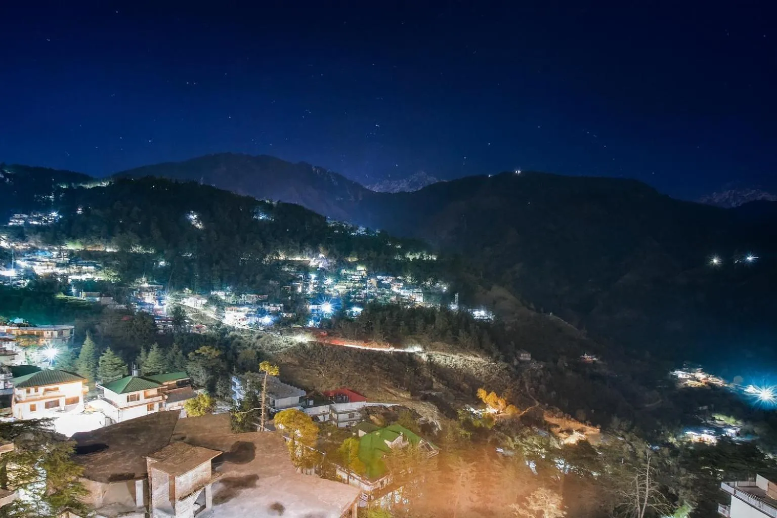 City view in Hotel Pawan Regency- Best Mountain View Hotel In McLeodganj