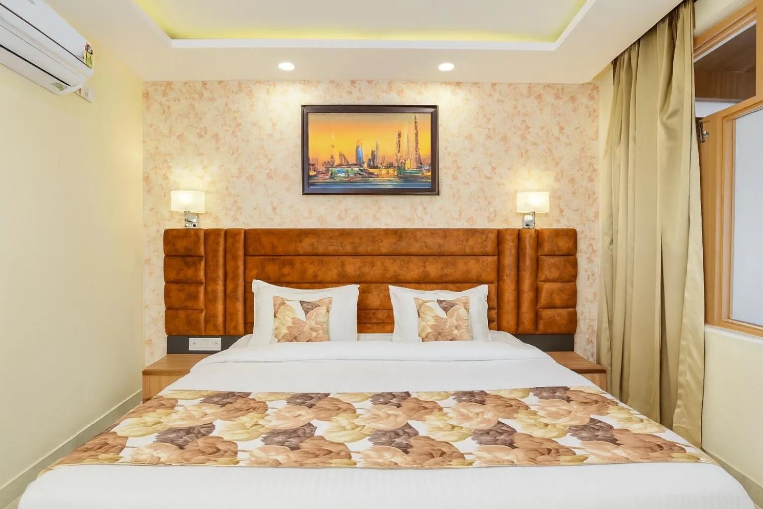 Bed in Hotel Pawan Regency- Best Mountain View Hotel In McLeodganj