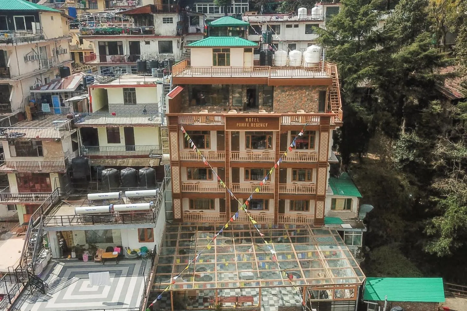 View (from property/room) in Hotel Pawan Regency- Best Mountain View Hotel In McLeodganj